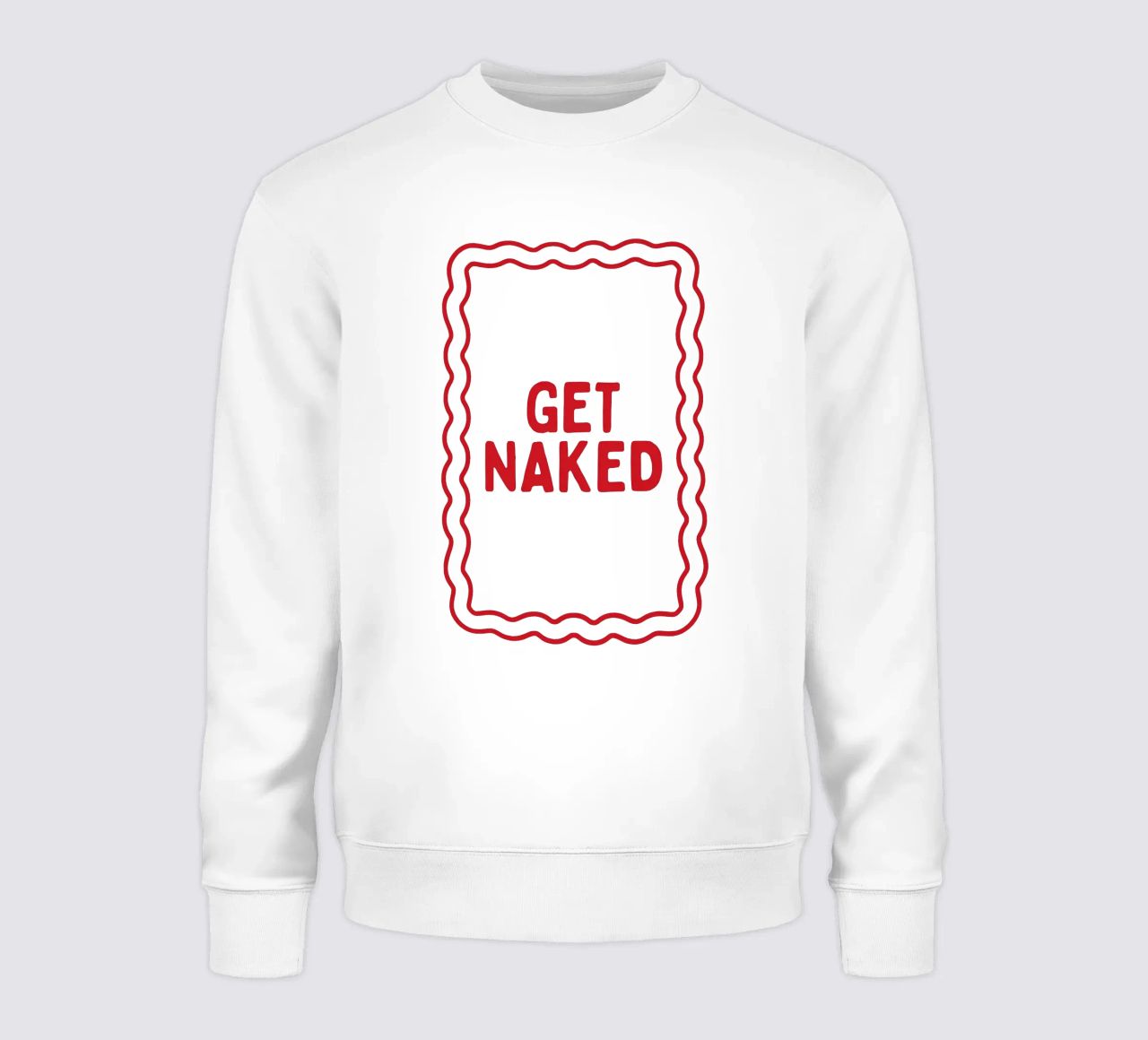Get Naked felpa da Attaboy Dsgn