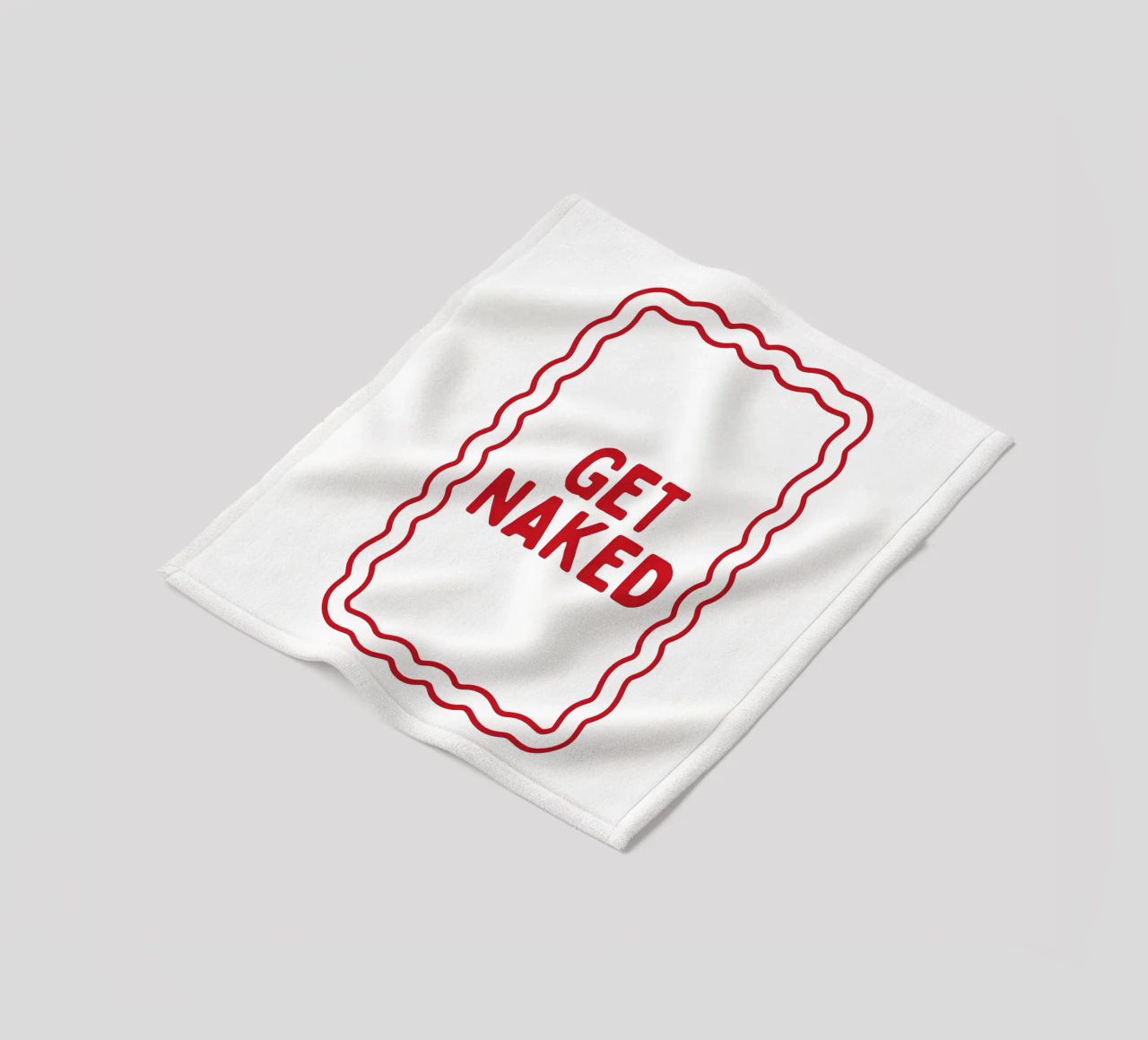 Get Naked fleece blanket by Attaboy Dsgn