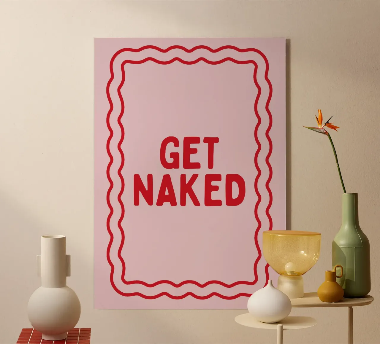 Get Naked plexiglass da Attaboy Dsgn