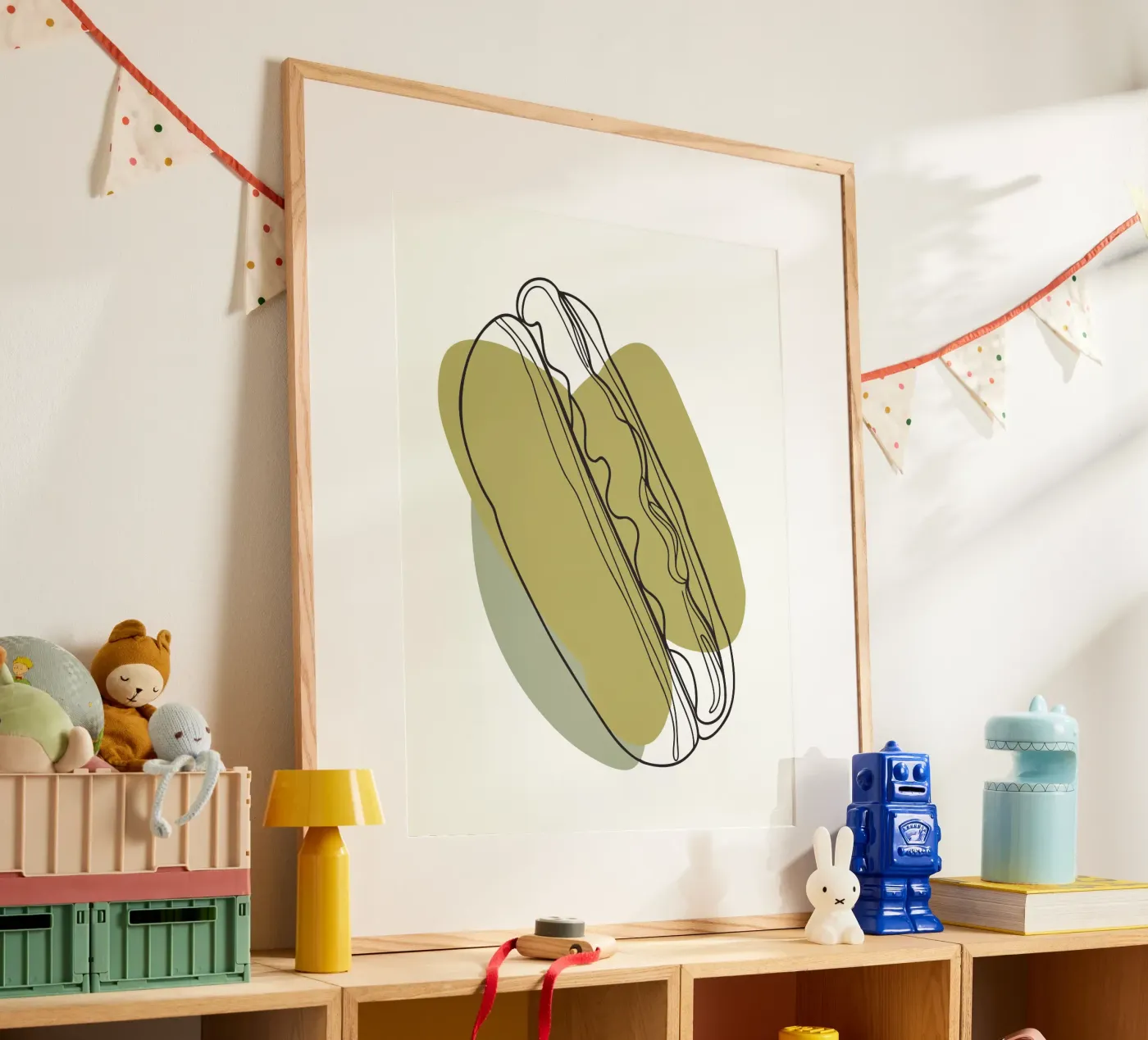 hot dog poster da RELAXING TOUCH