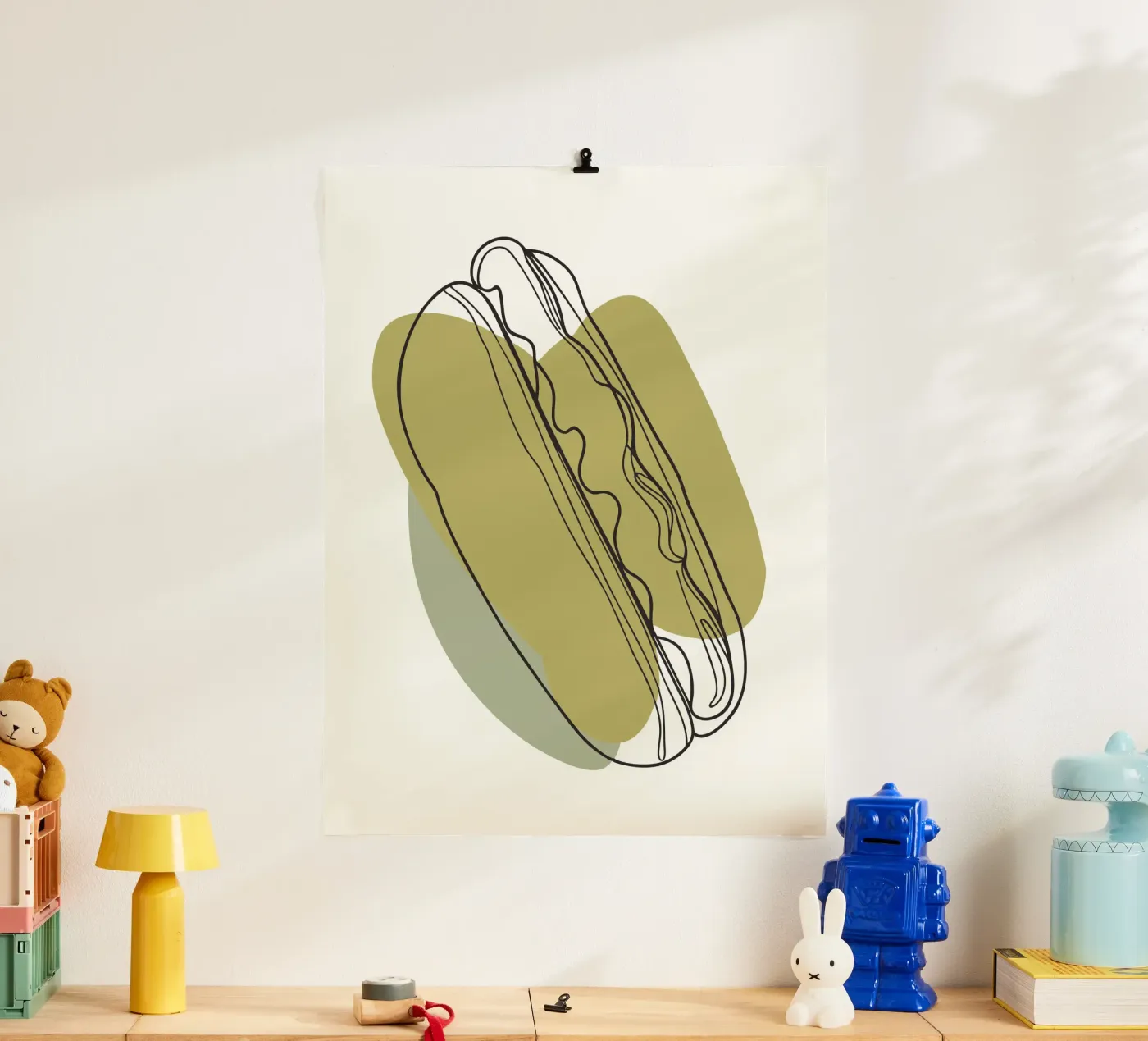 hot dog poster da RELAXING TOUCH