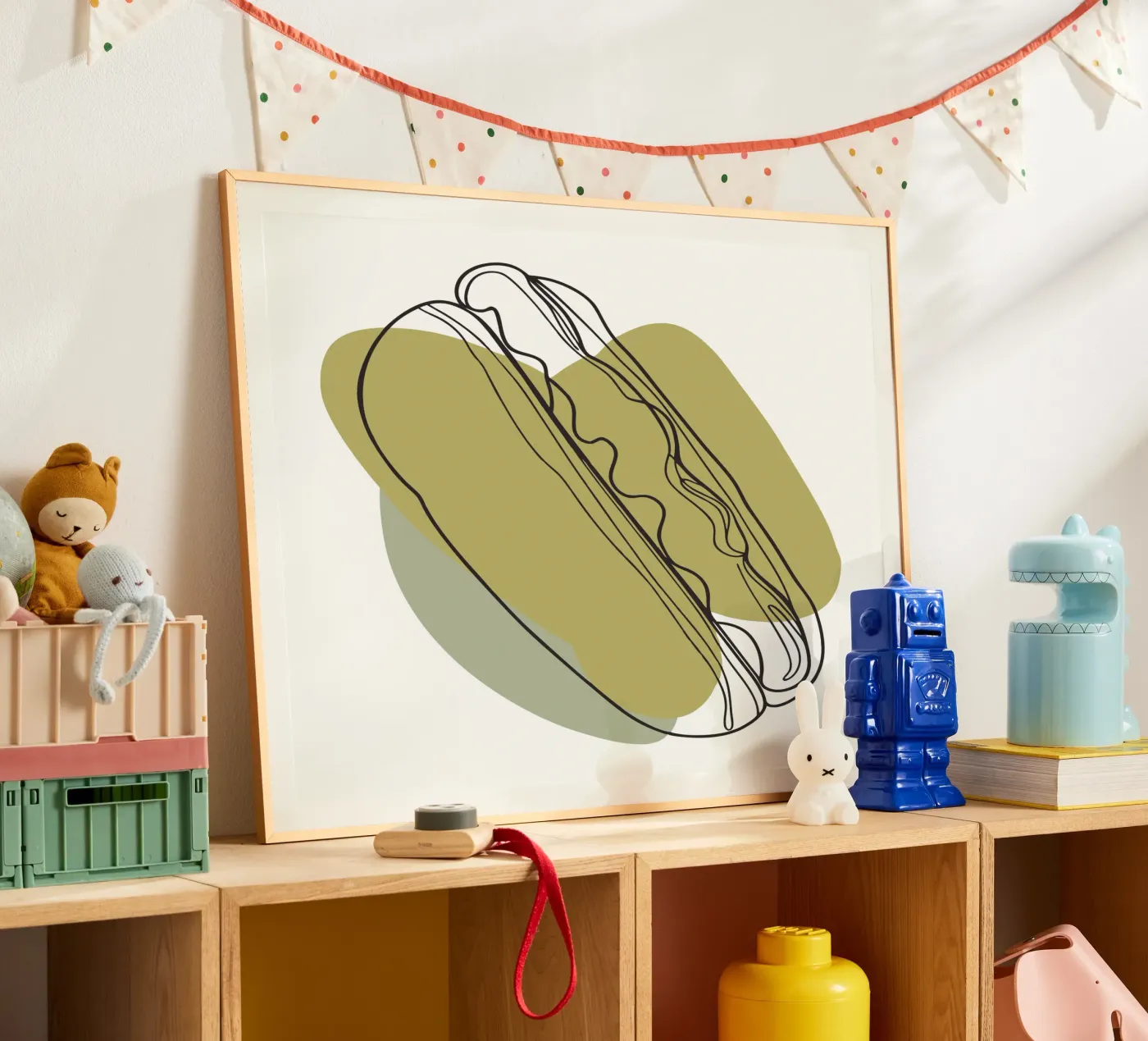 hot dog poster da RELAXING TOUCH