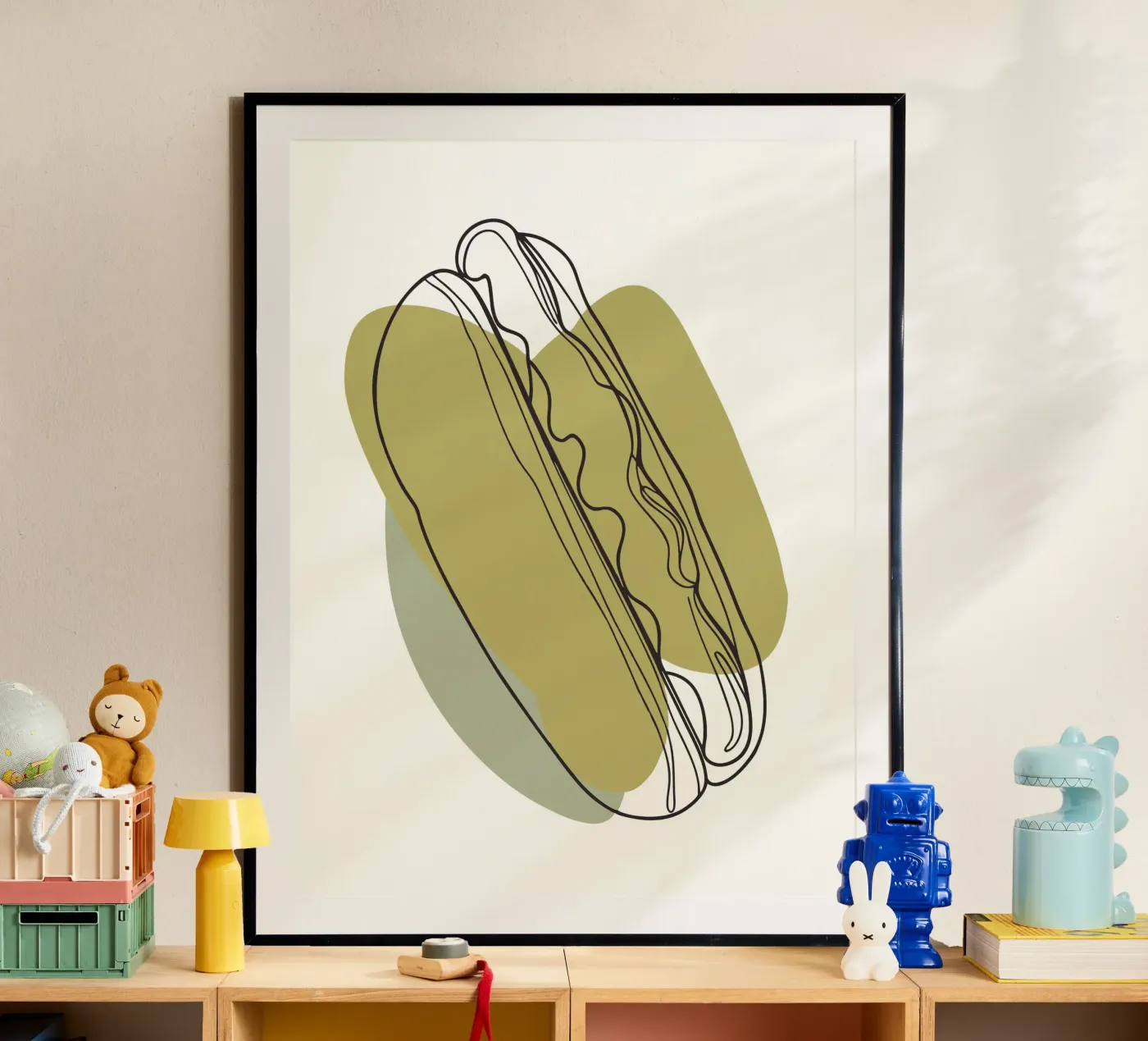 hot dog poster da RELAXING TOUCH