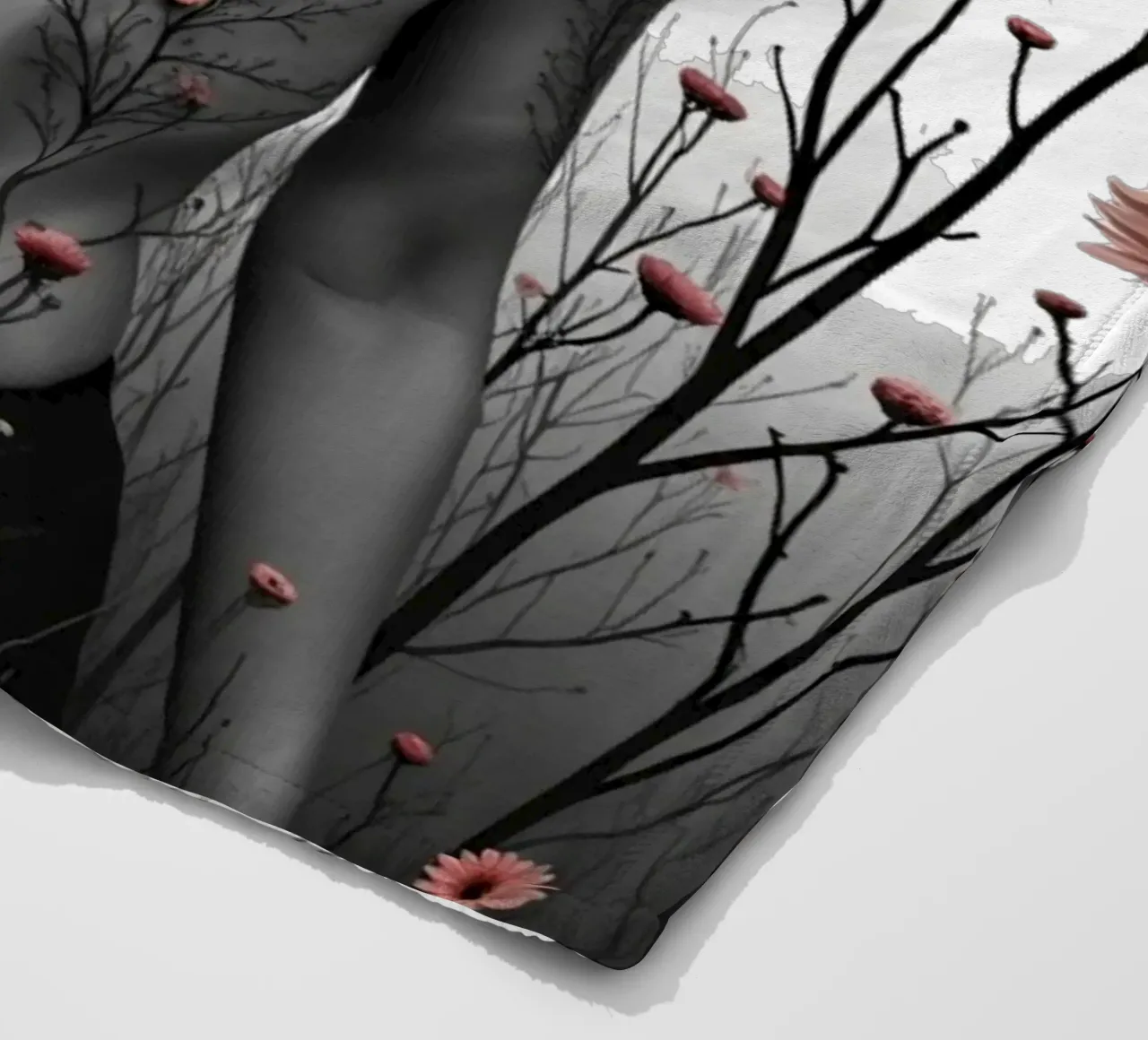 È sbocciata comunque coperta in pile da Dustlight Atelier