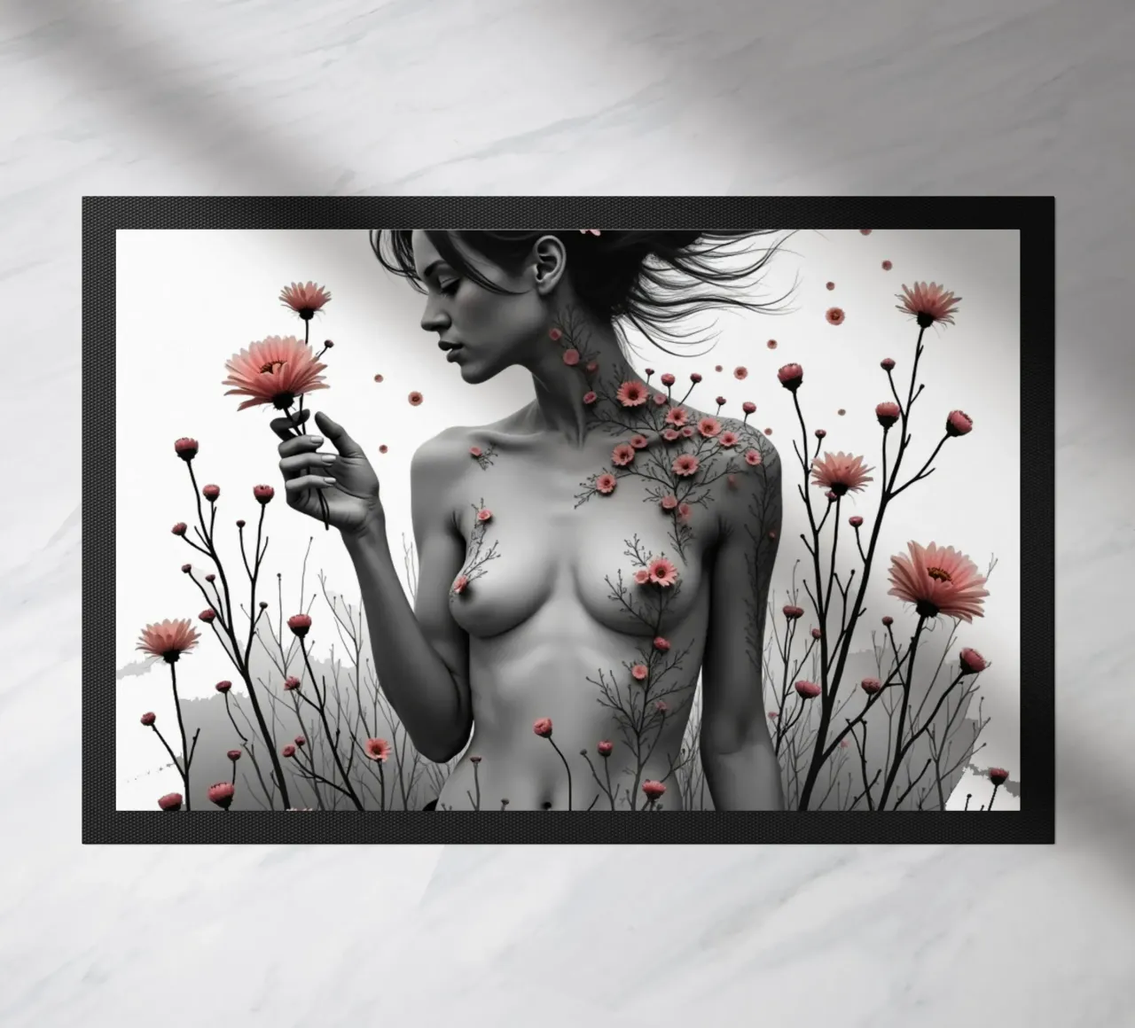 È sbocciata comunque zerbino da Dustlight Atelier