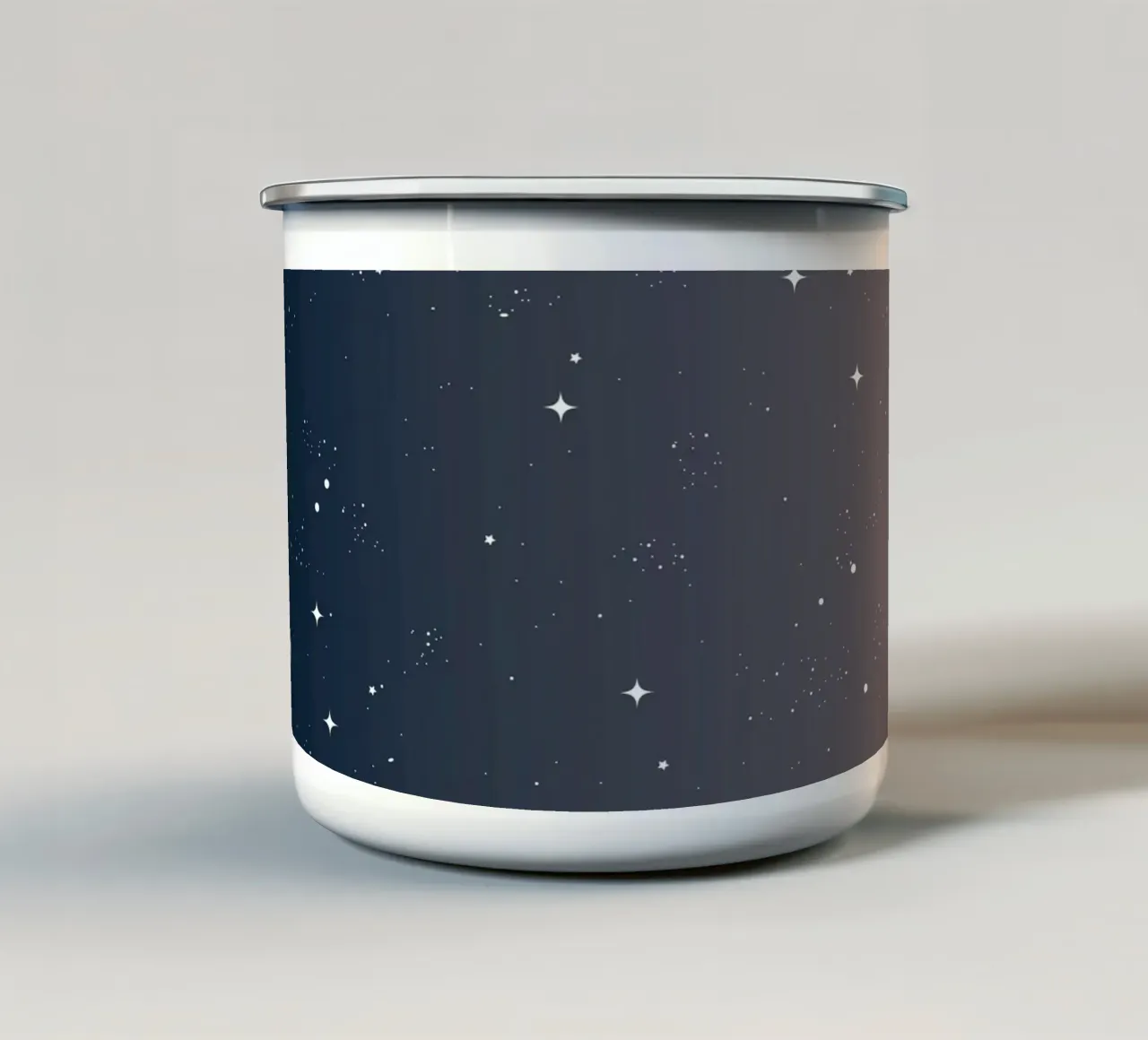 Continuare a brillare Crepuscolo sereno tazza in smalto da SilverPegasus