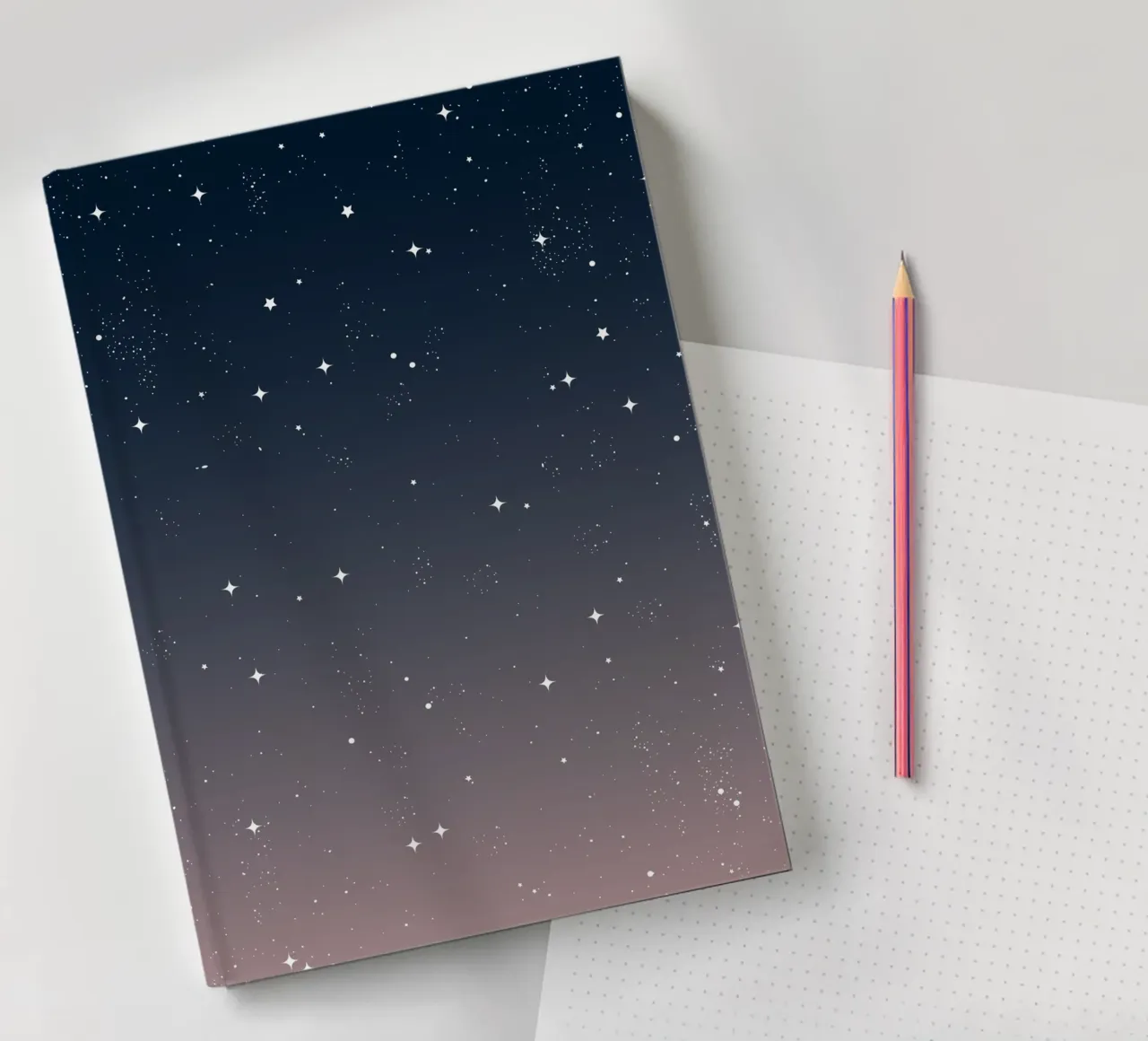 Keep On Shining Peaceful Dusk notebook by SilverPegasus