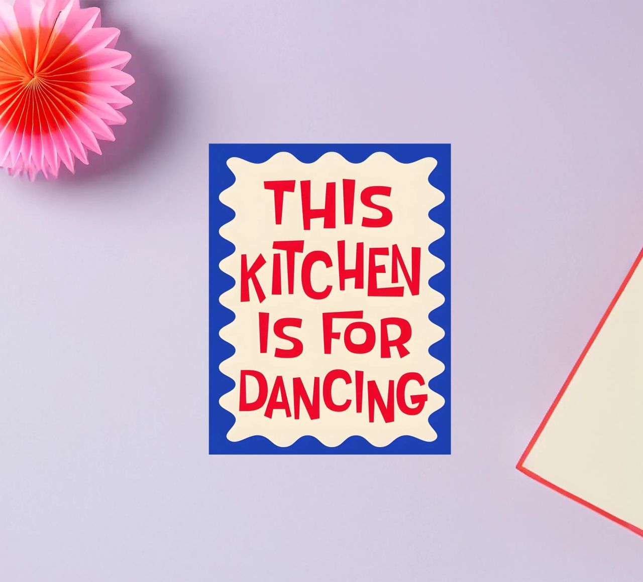 This Kitchen Is for Dancing sticker by Attaboy Dsgn