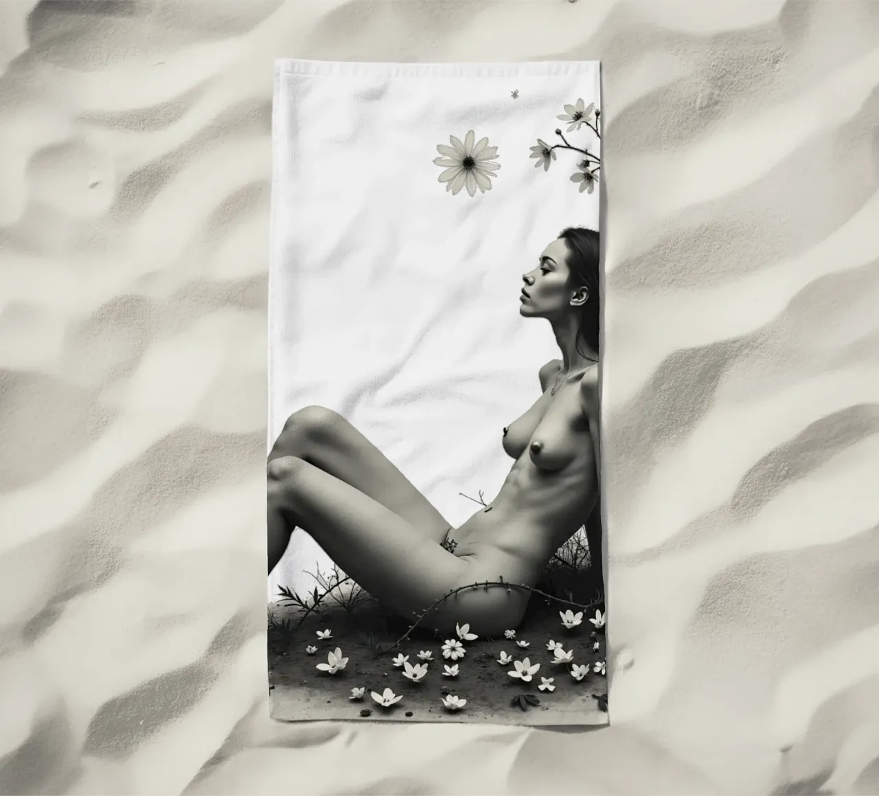 Dove il selvaggio aspetta telo mare da Dustlight Atelier