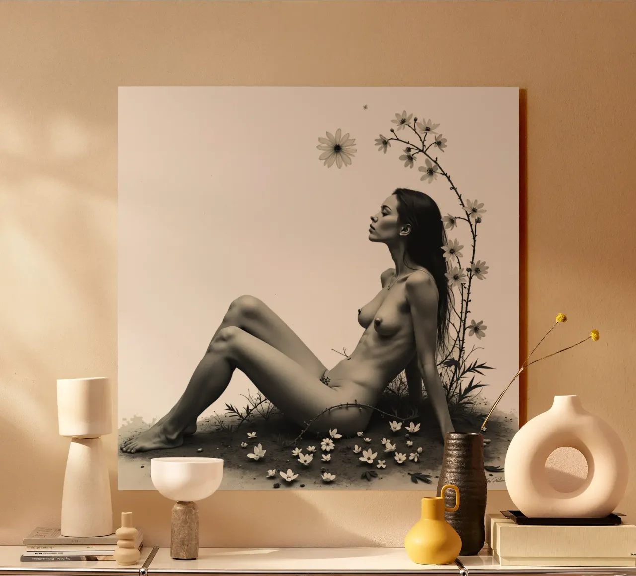 Dove il selvaggio aspetta alluminio dibond da Dustlight Atelier