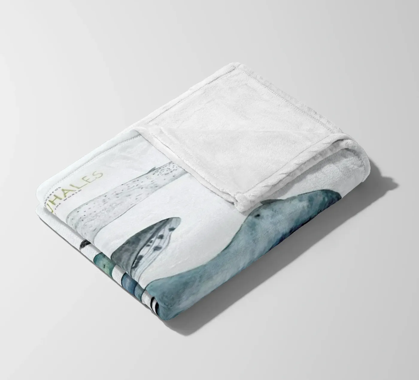 Whale Types fleecedeken van Isabelle Vandeplassche