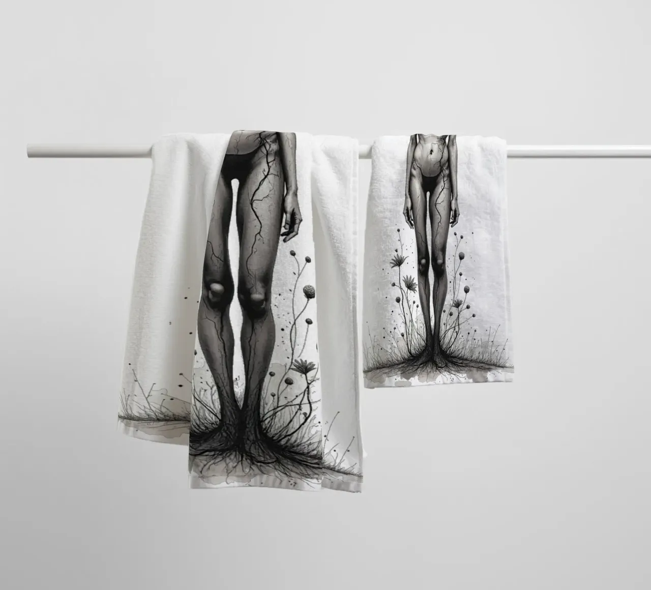 Le vene della Terra asciugamano da bagno da Dustlight Atelier
