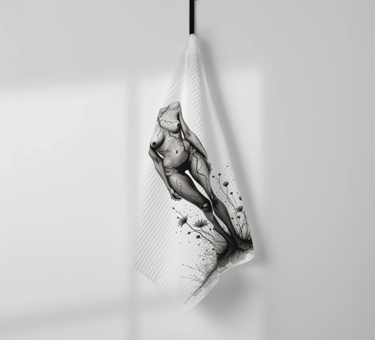 Le vene della Terra canovaccio da cucina da Dustlight Atelier