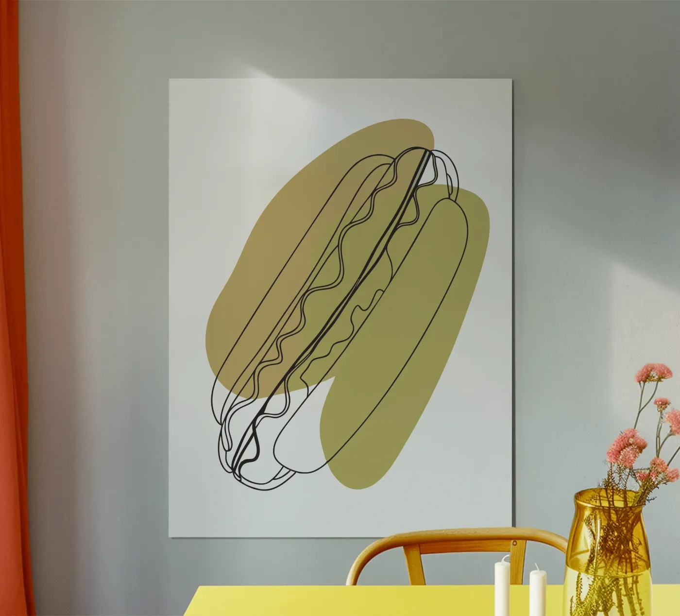hot dog poster da RELAXING TOUCH