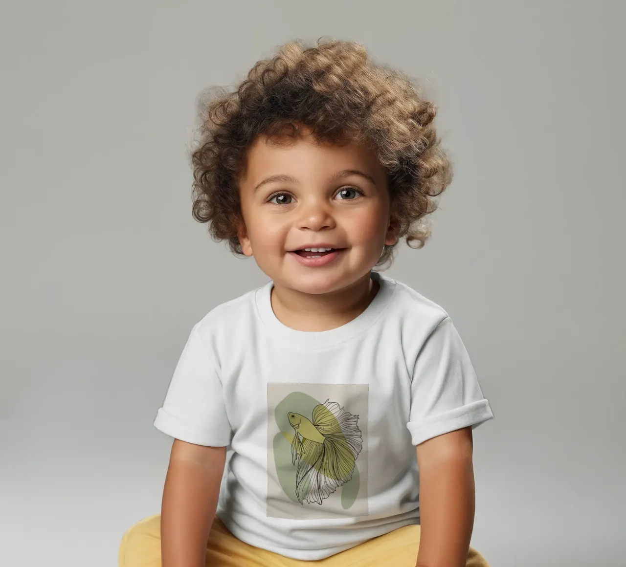 Fishes baby t-shirt by RELAXING TOUCH
