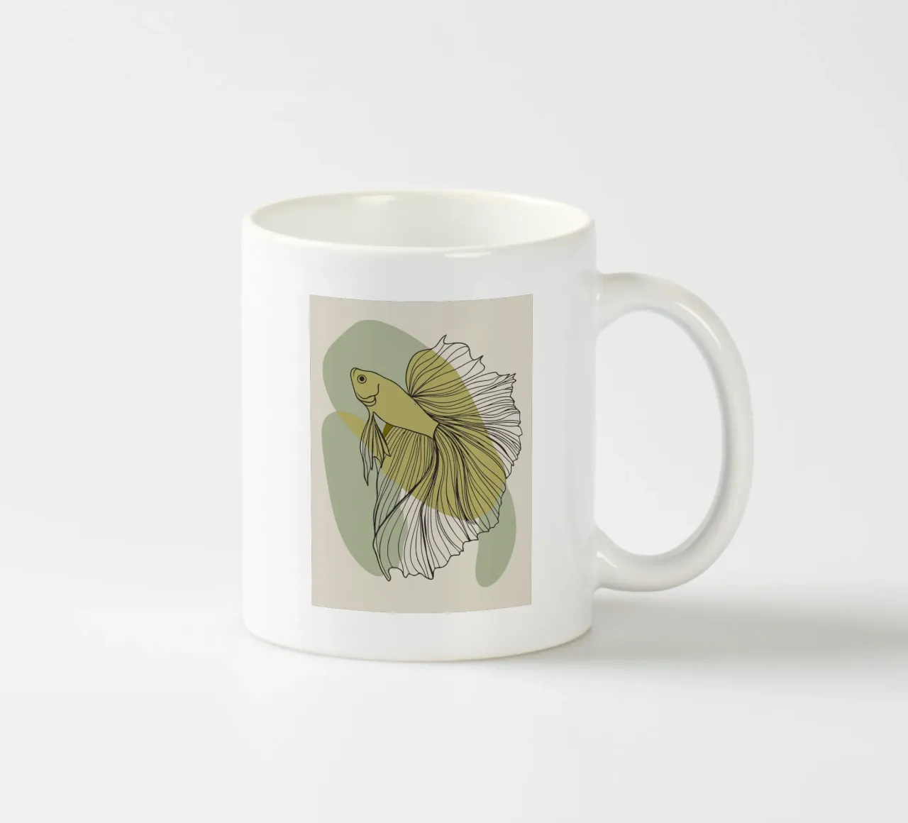 Pesci tazza in ceramica da RELAXING TOUCH