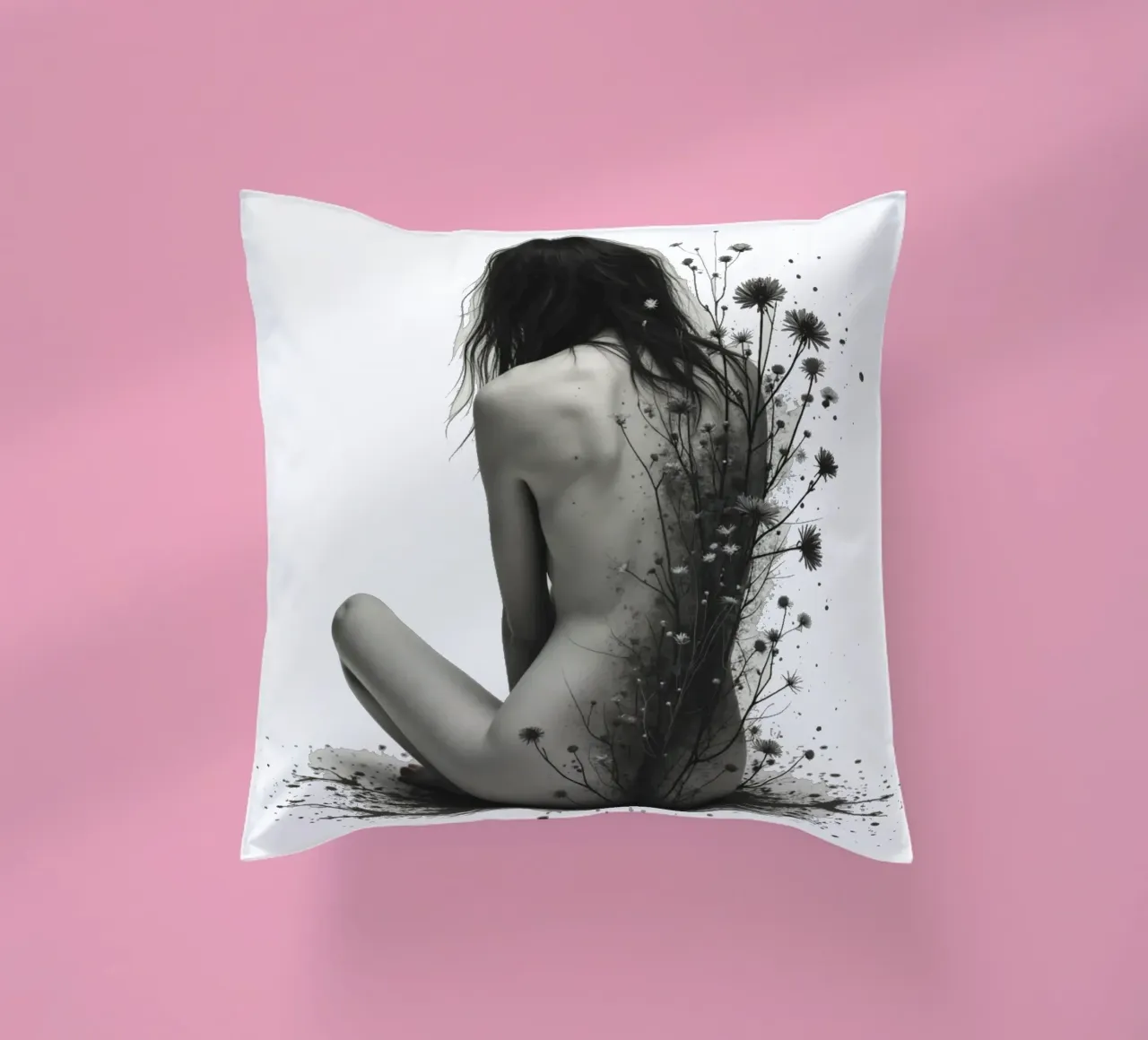 Indietro Dove crescono i fiori cuscino da Dustlight Atelier
