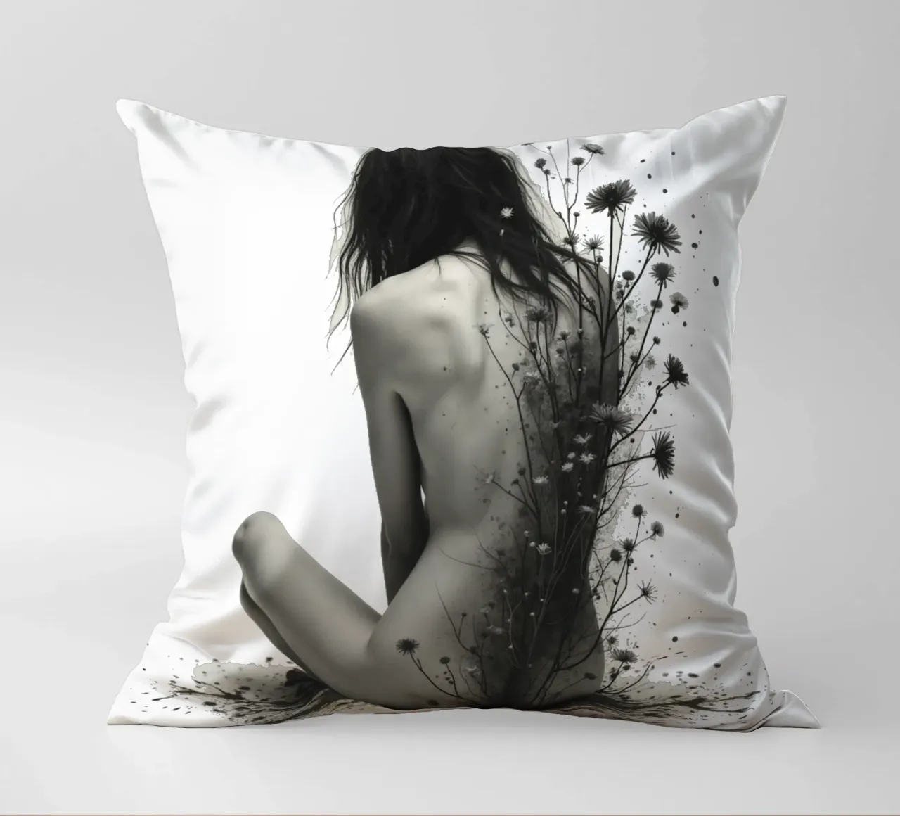 Indietro Dove crescono i fiori cuscino da Dustlight Atelier