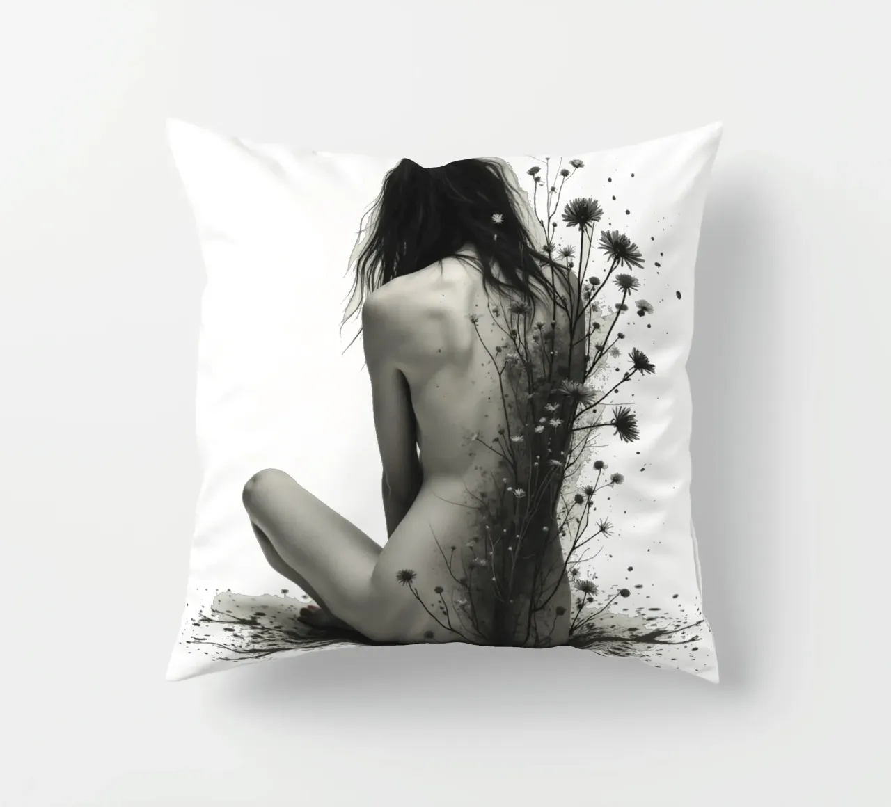 Indietro Dove crescono i fiori cuscino da Dustlight Atelier