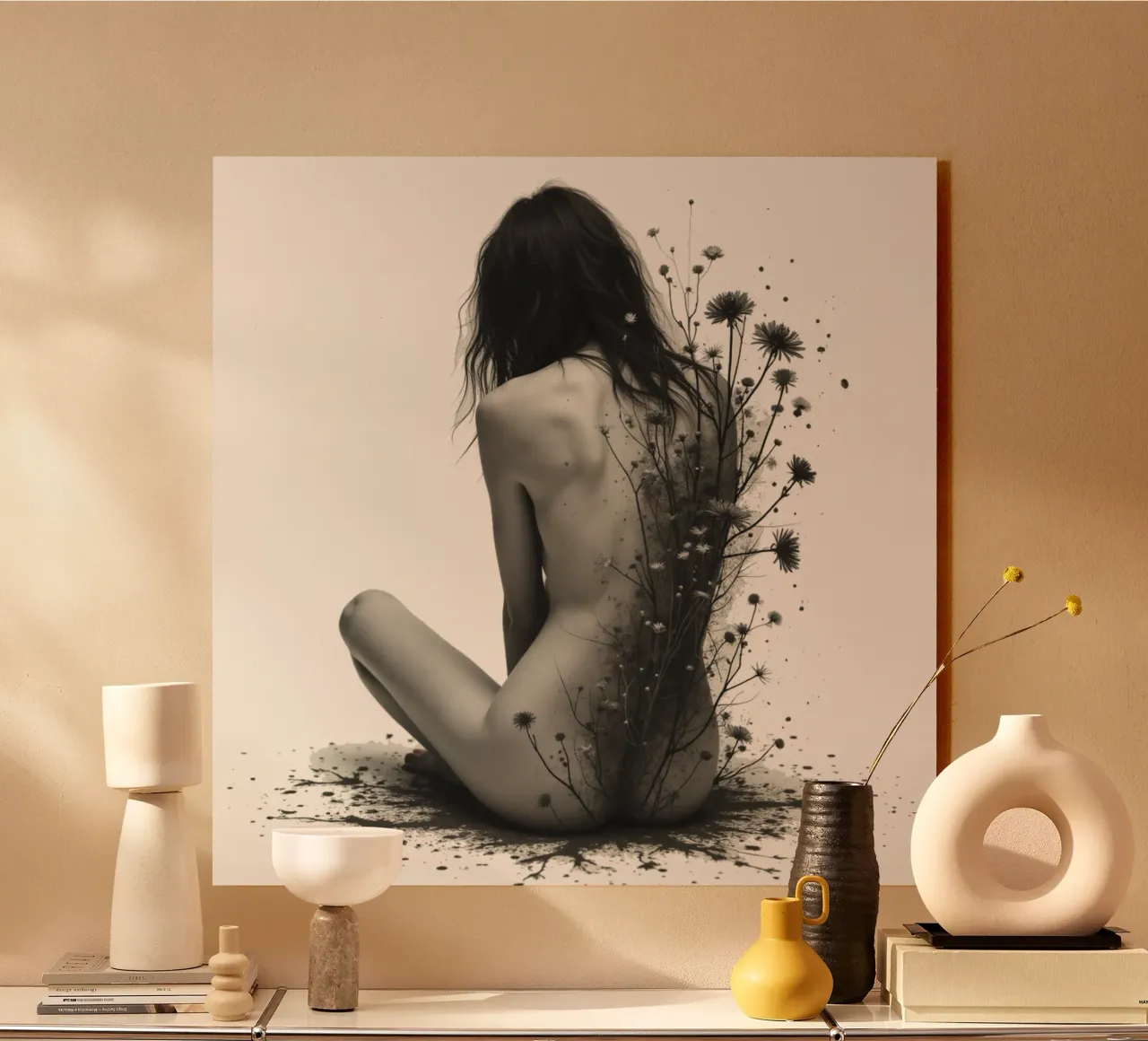 Indietro Dove crescono i fiori alluminio dibond da Dustlight Atelier