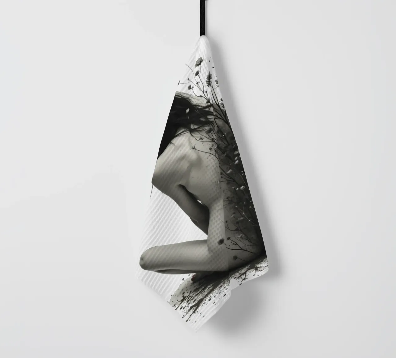 Indietro Dove crescono i fiori canovaccio da cucina da Dustlight Atelier