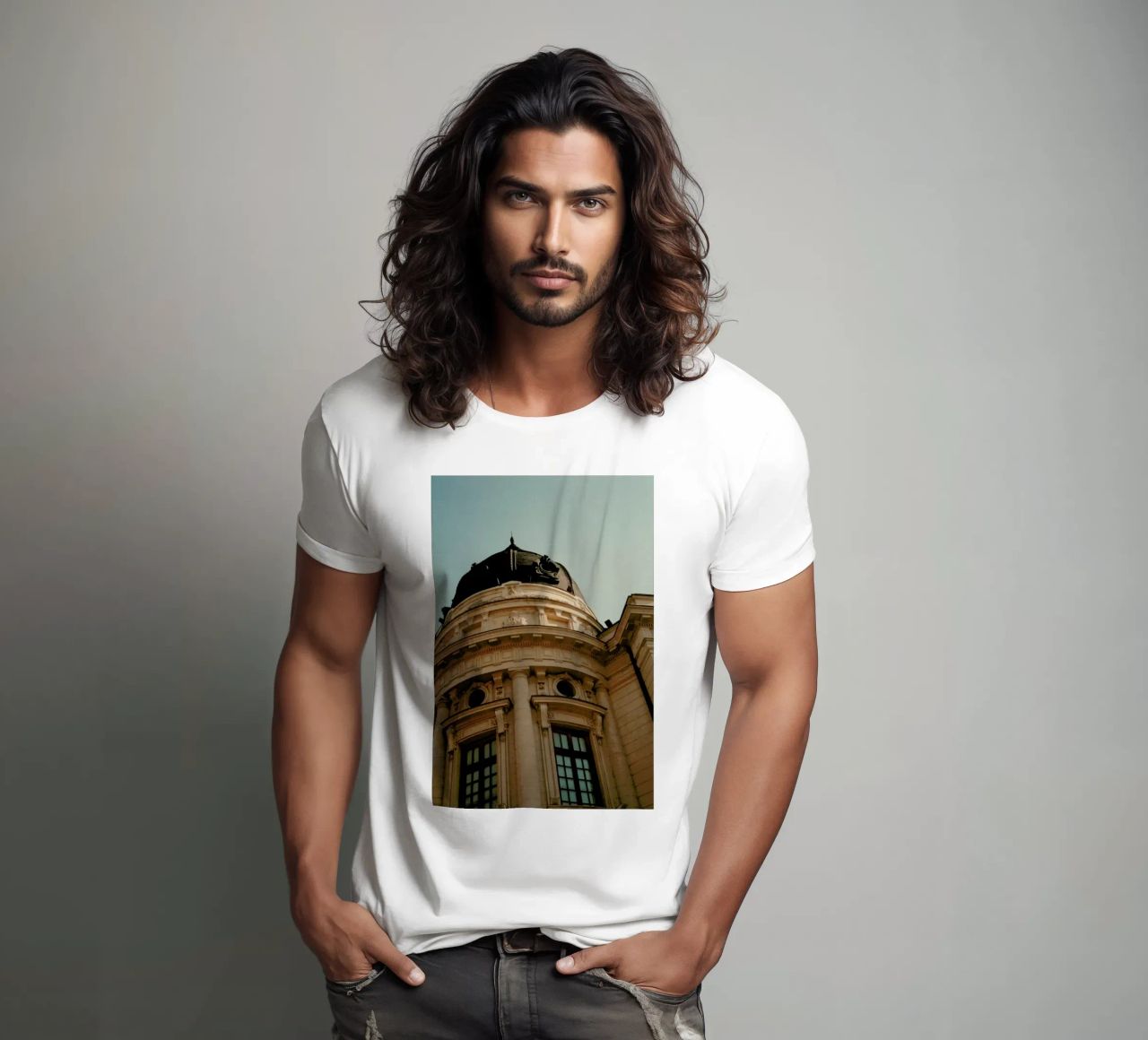 Analog Series Architecture In Bucharest t-shirt da Sebastian Hilgetag