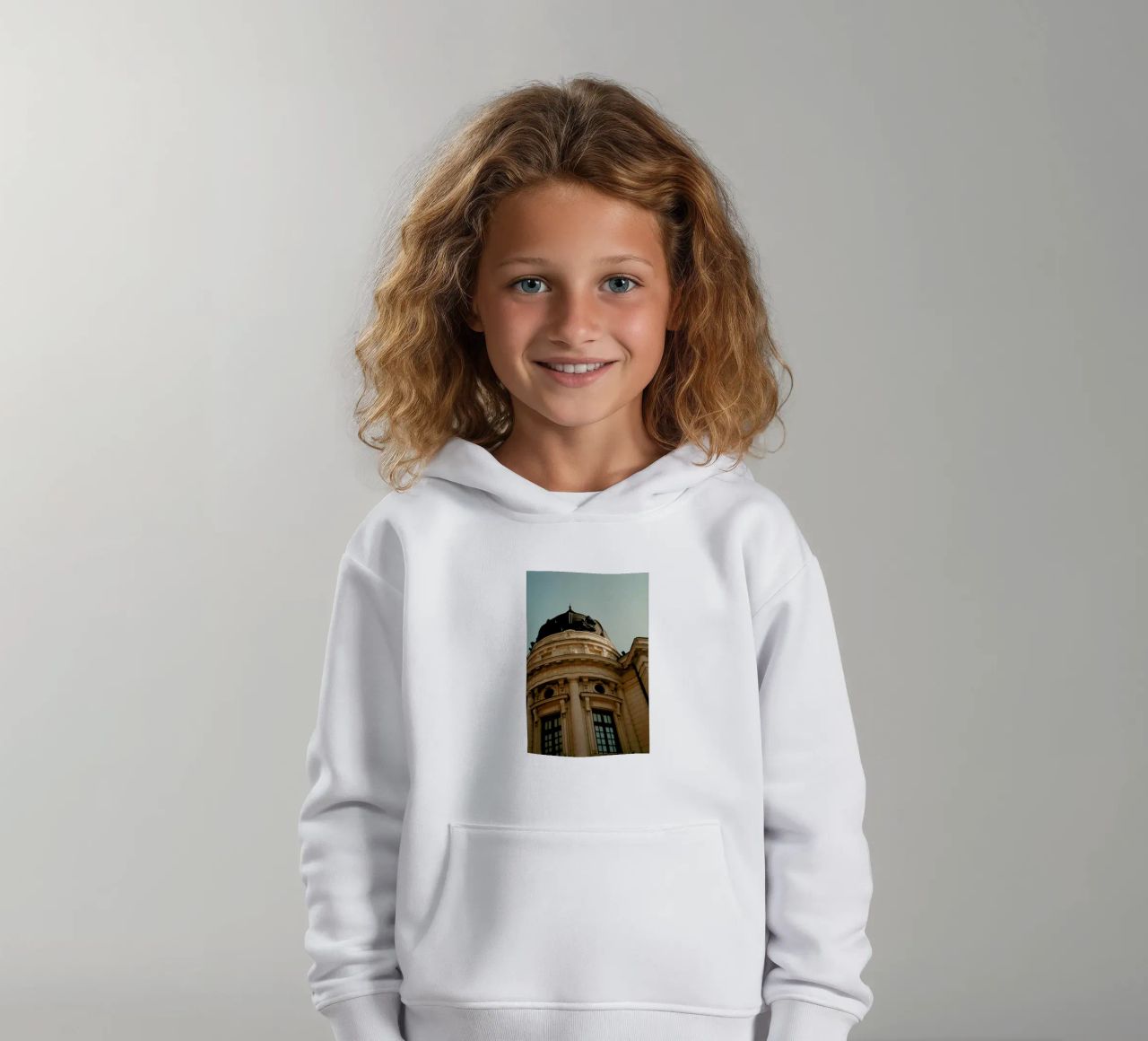 Analog Series Architecture In Bucharest felpa bambino con cappuccio da Sebastian Hilgetag