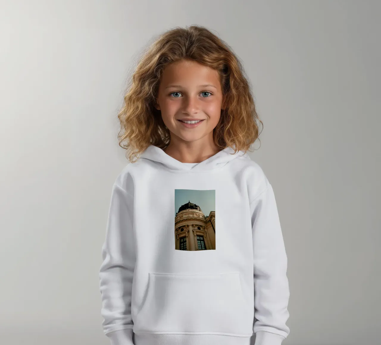 Analog Series Architecture In Bucharest felpa bambino con cappuccio da Sebastian Hilgetag