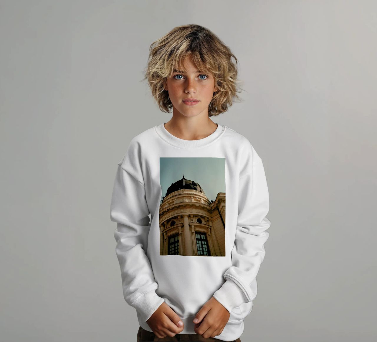 Analog Series Architecture In Bucharest felpa bambino da Sebastian Hilgetag