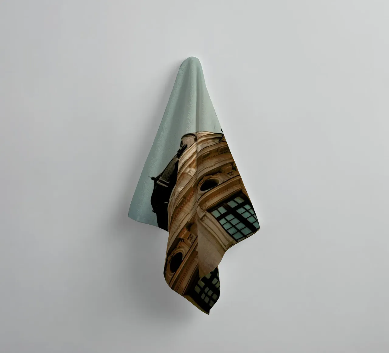 Analog Series Architecture In Bucharest towel by Sebastian Hilgetag