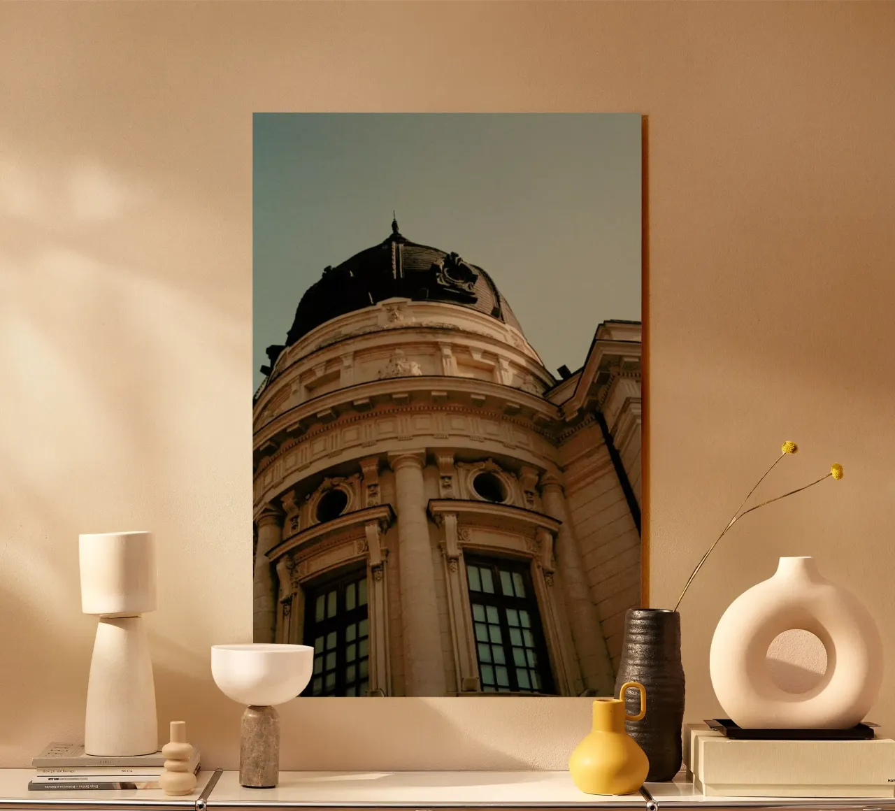 Analog Series Architecture In Bucharest Acryl-Glas von Sebastian Hilgetag