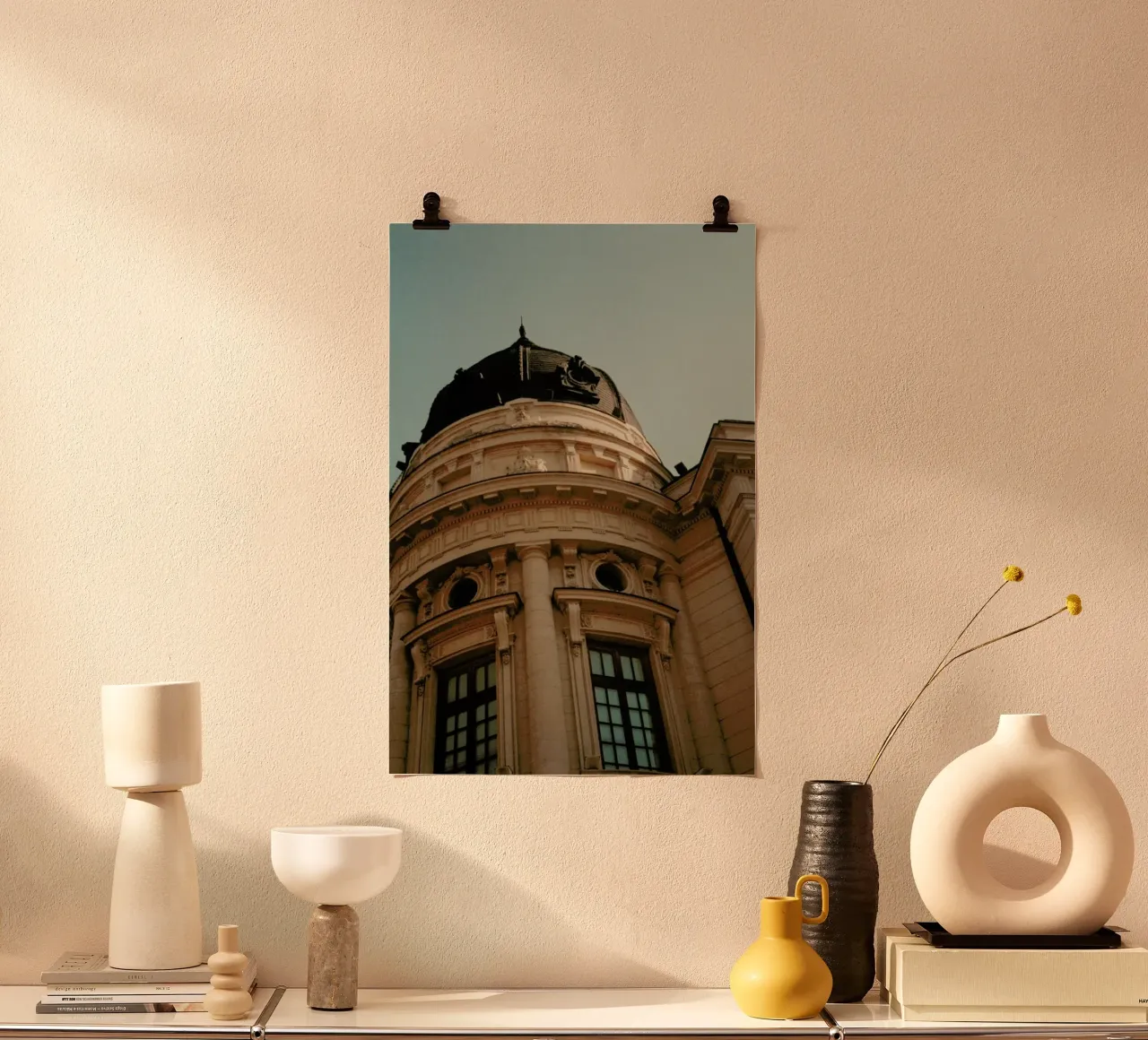 Analog Series Architecture In Bucharest Poster von Sebastian Hilgetag