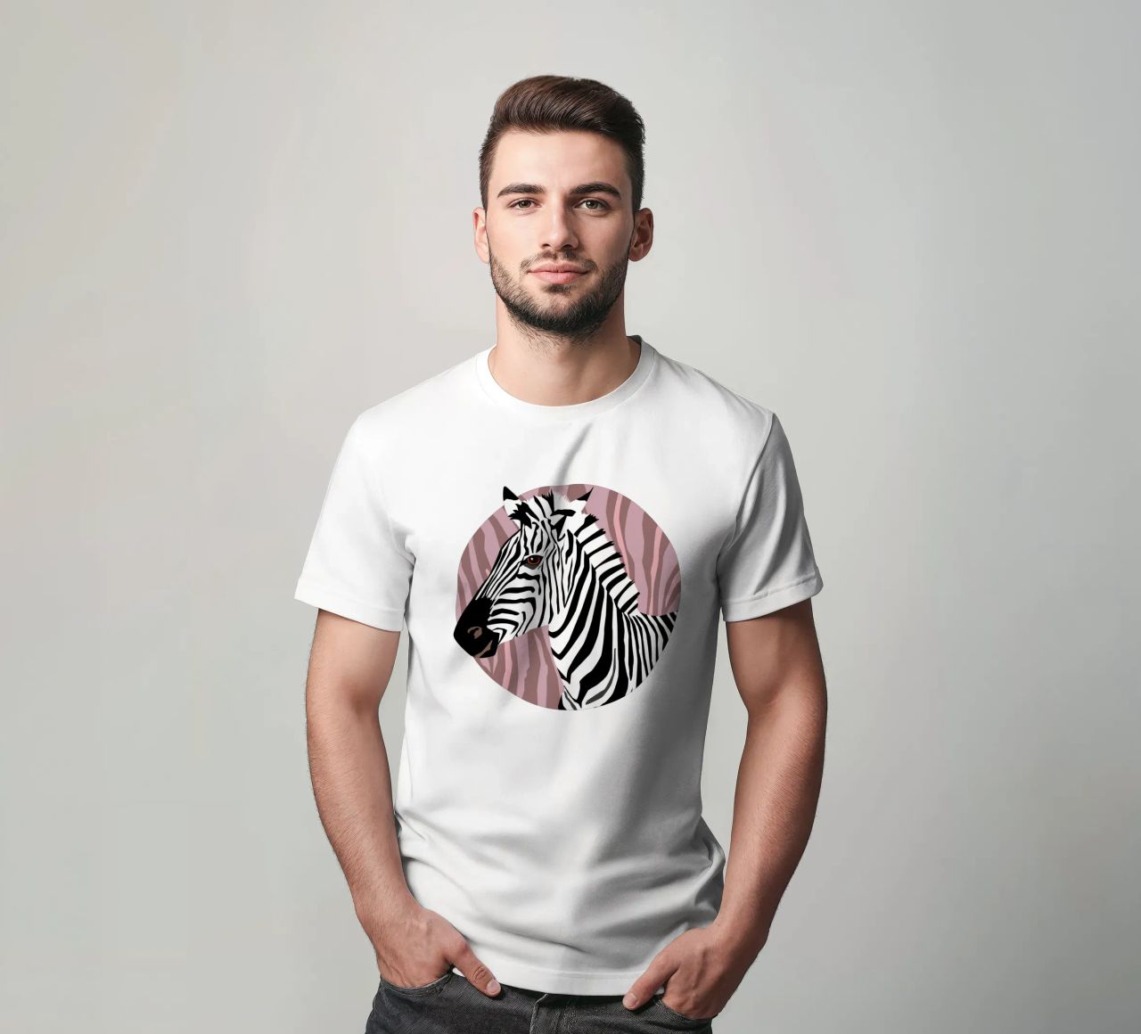 Zebra Vibes. Wild Life. camiseta de CalliLetters