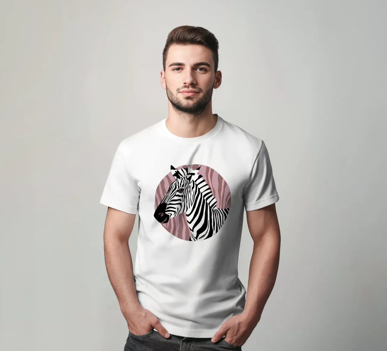 Zebra Vibes. Wild Life. t-shirt da CalliLetters