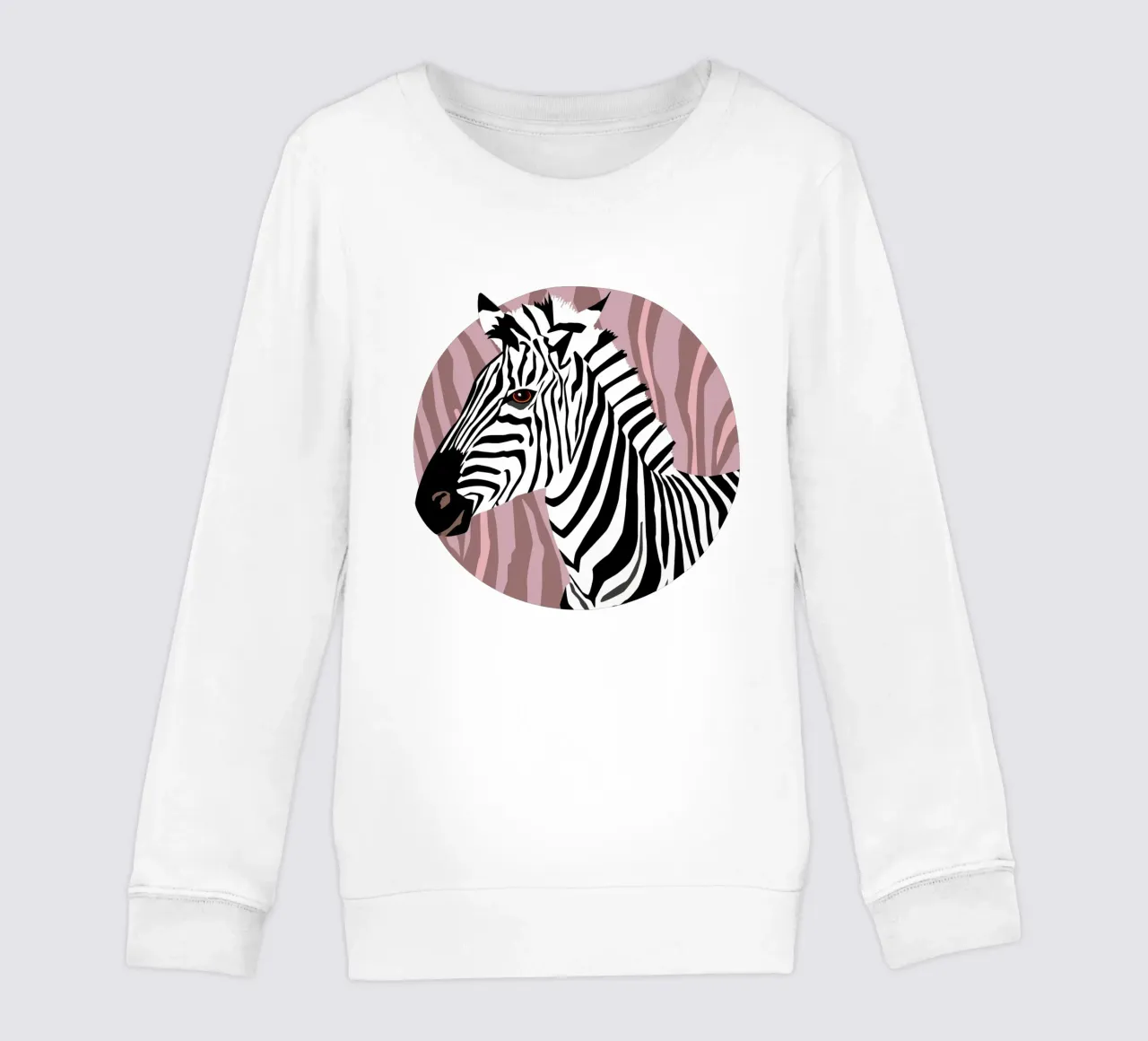 Zebra Vibes. Wild Life. felpa bambino da CalliLetters