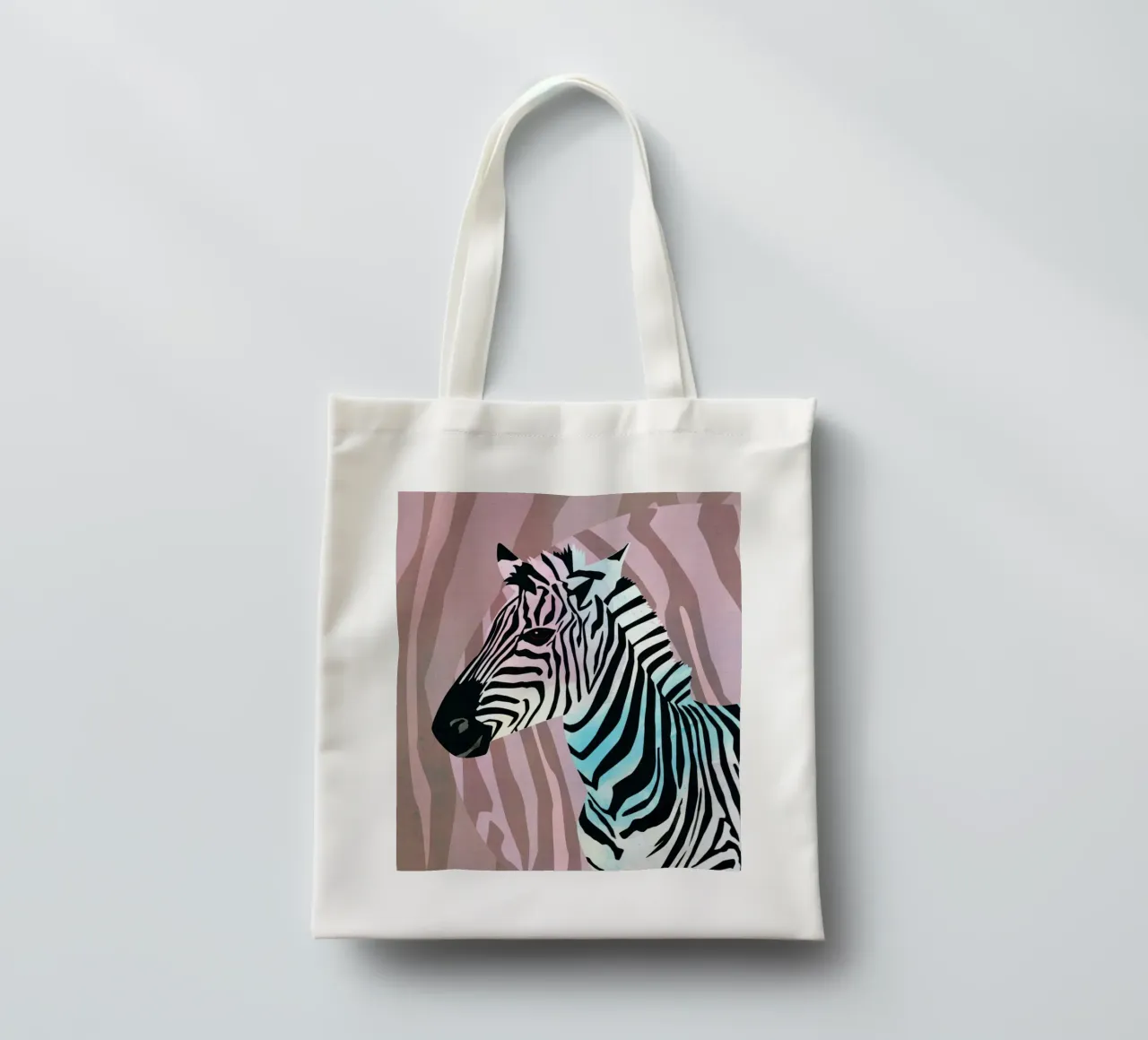 Zebra Vibes. Wild Life. borsa in juta da CalliLetters
