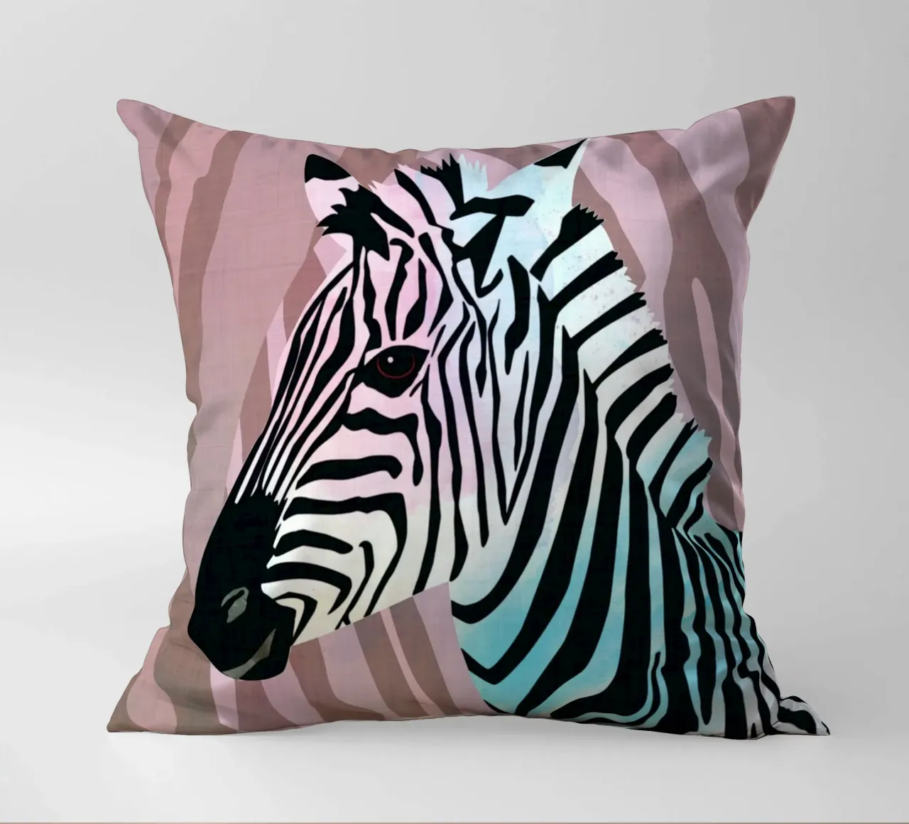 Zebra Vibes. Wild Life. cuscino da CalliLetters