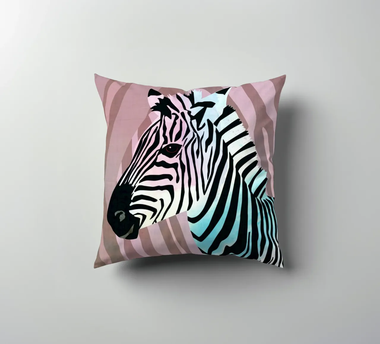 Zebra Vibes. Wild Life. cuscino da CalliLetters