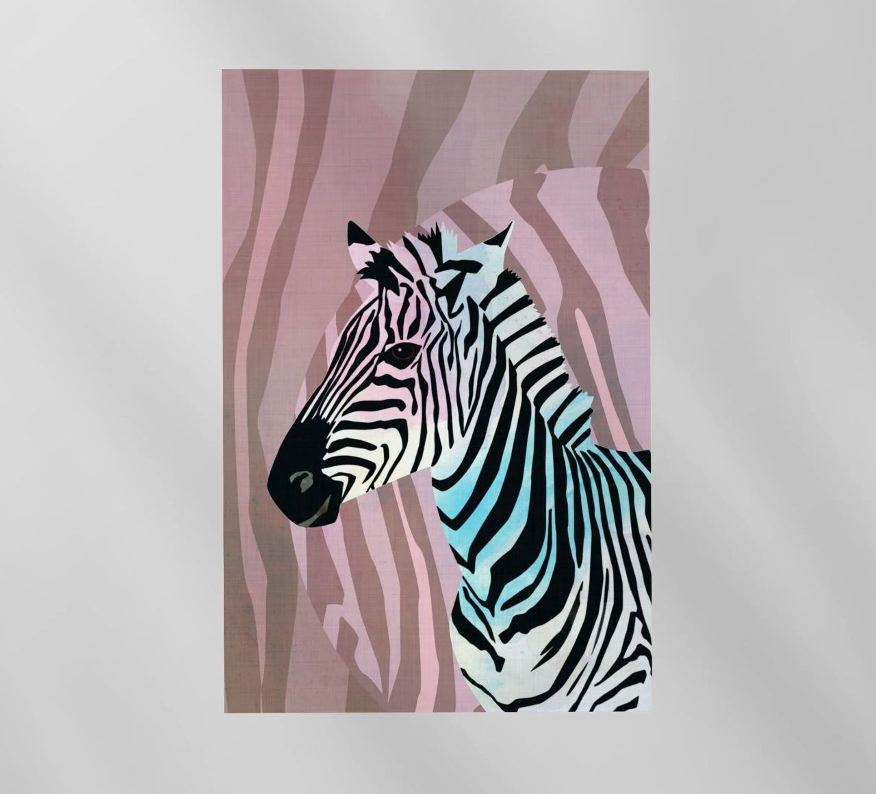 Zebra Vibes. Wild Life. pellicola backlit da CalliLetters