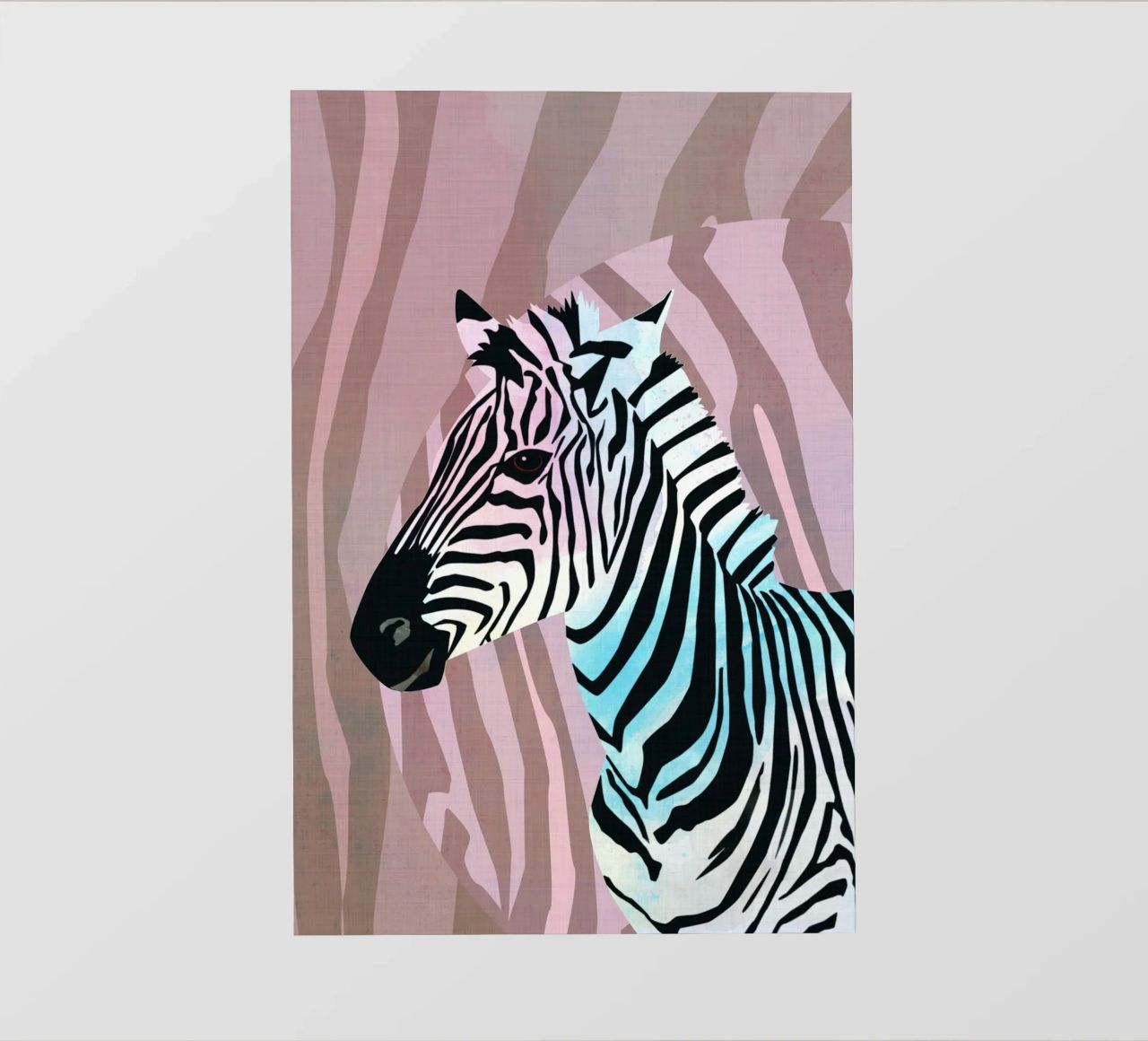 Zebra Vibes. Wild Life. telo in pvc da CalliLetters