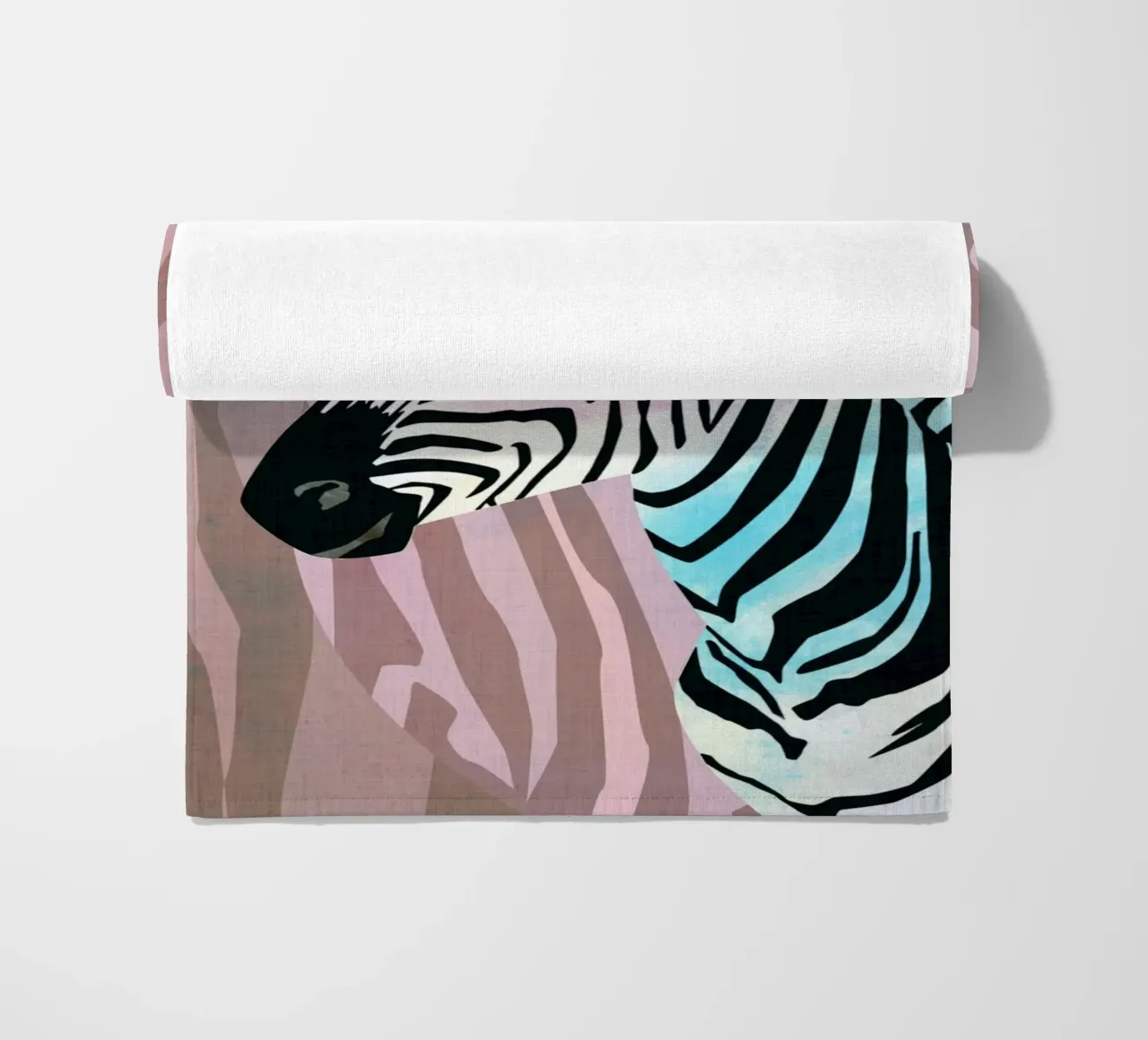 Zebra Vibes. Wild Life. telo mare da CalliLetters