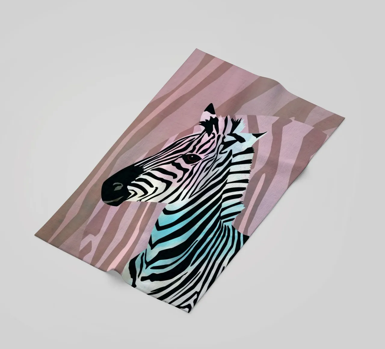 Zebra Vibes. Wild Life. telo mare da CalliLetters
