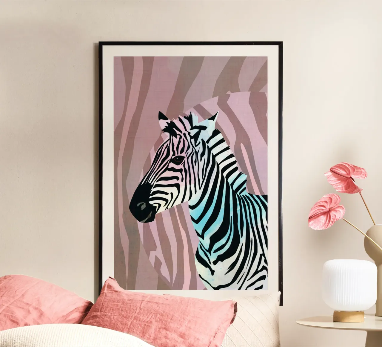 Zebra Vibes. Wild Life. carta hahnemühle da CalliLetters