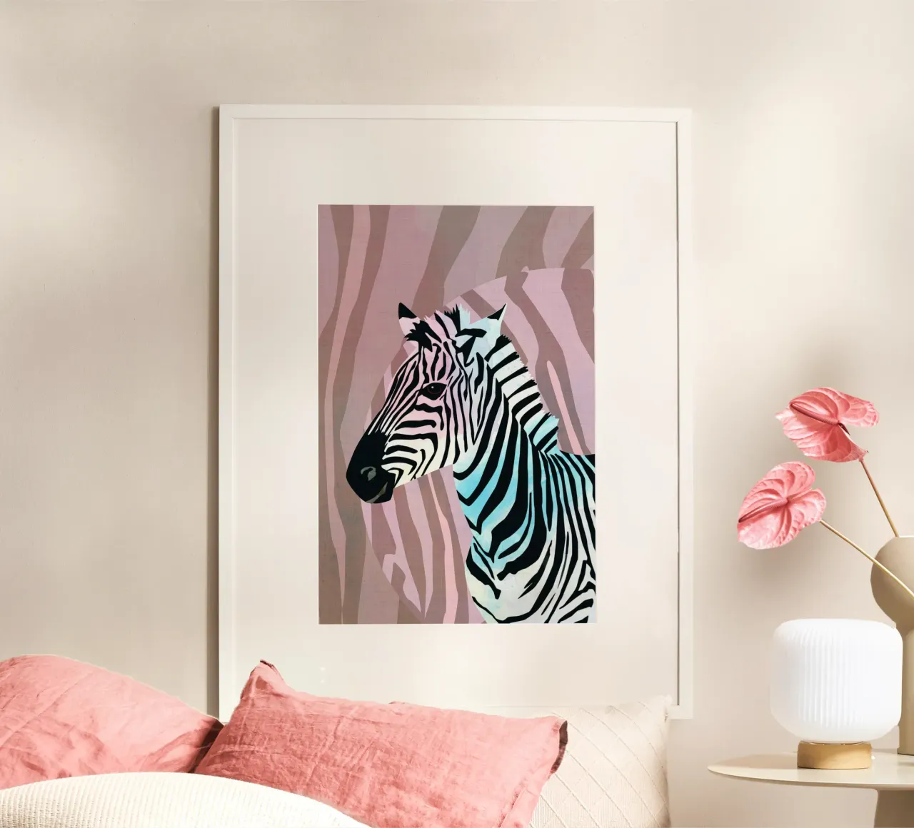 Zebra Vibes. Wild Life. carta hahnemühle da CalliLetters
