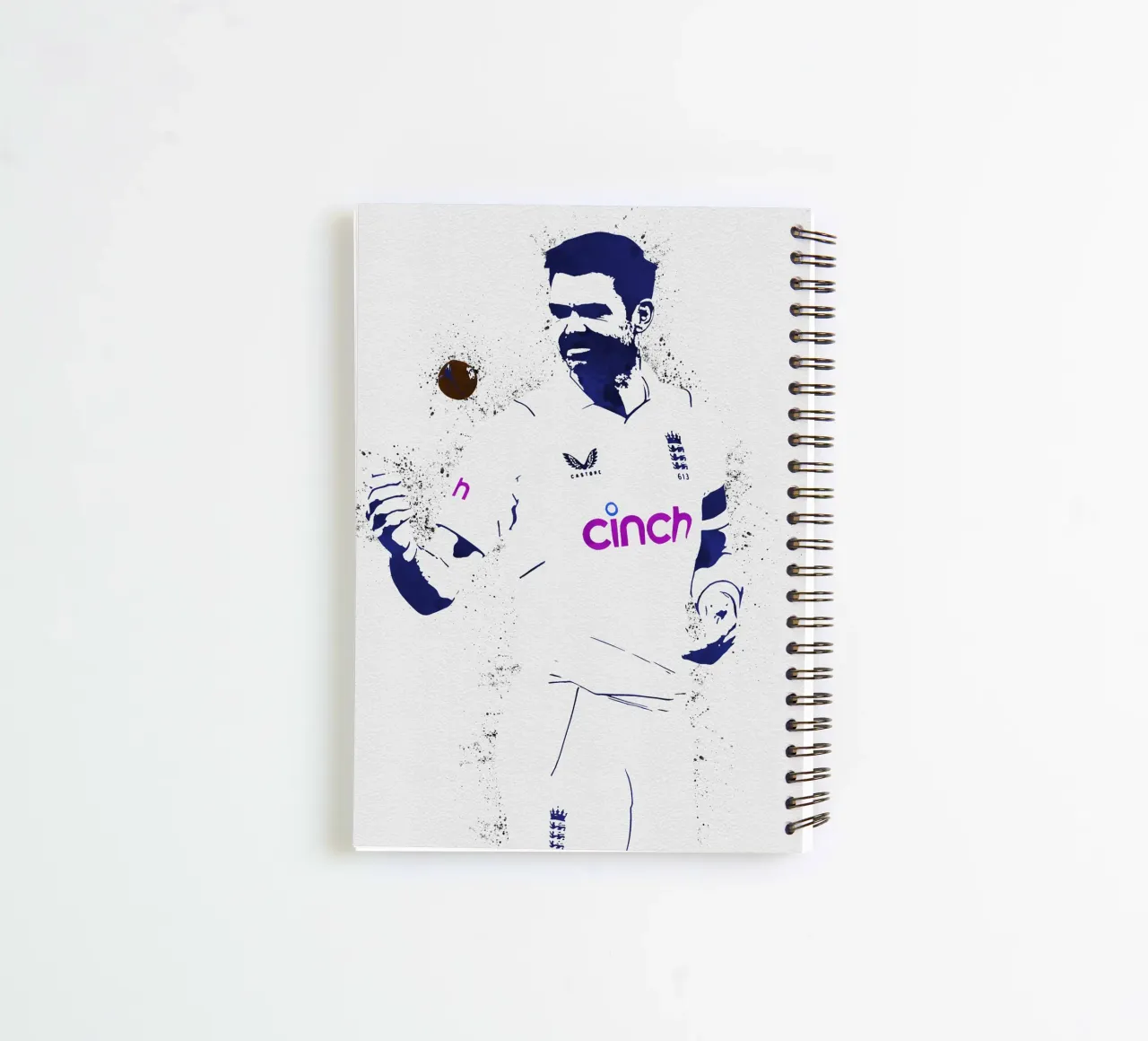 James Anderson diario ad anelli da tenten