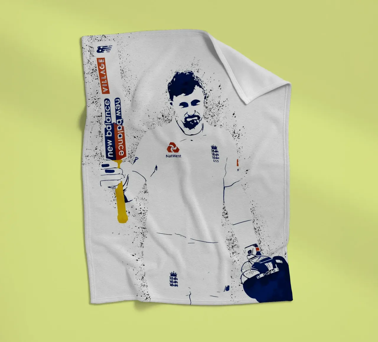 Joe Root coperta in pile da tenten