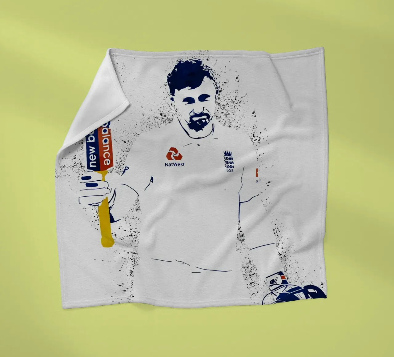 Joe Root coperta in pile da tenten