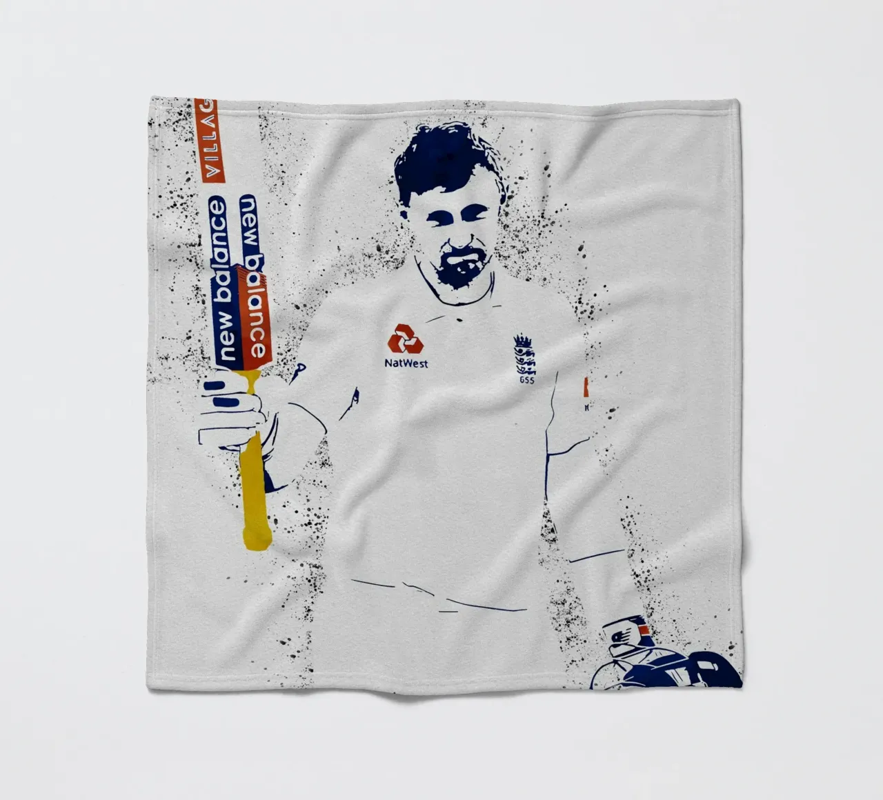 Joe Root coperta in pile da tenten