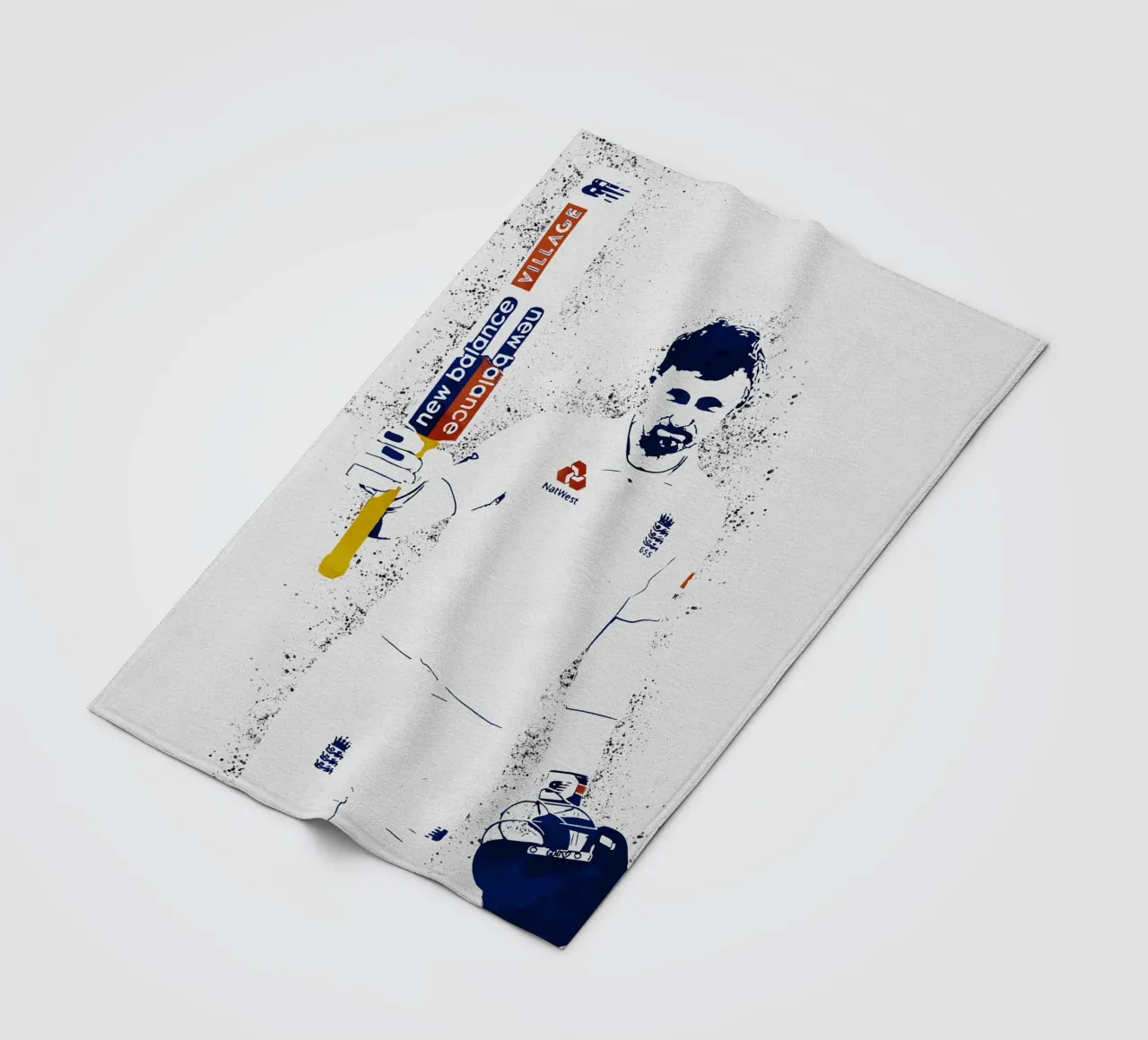 Joe Root coperta in pile da tenten