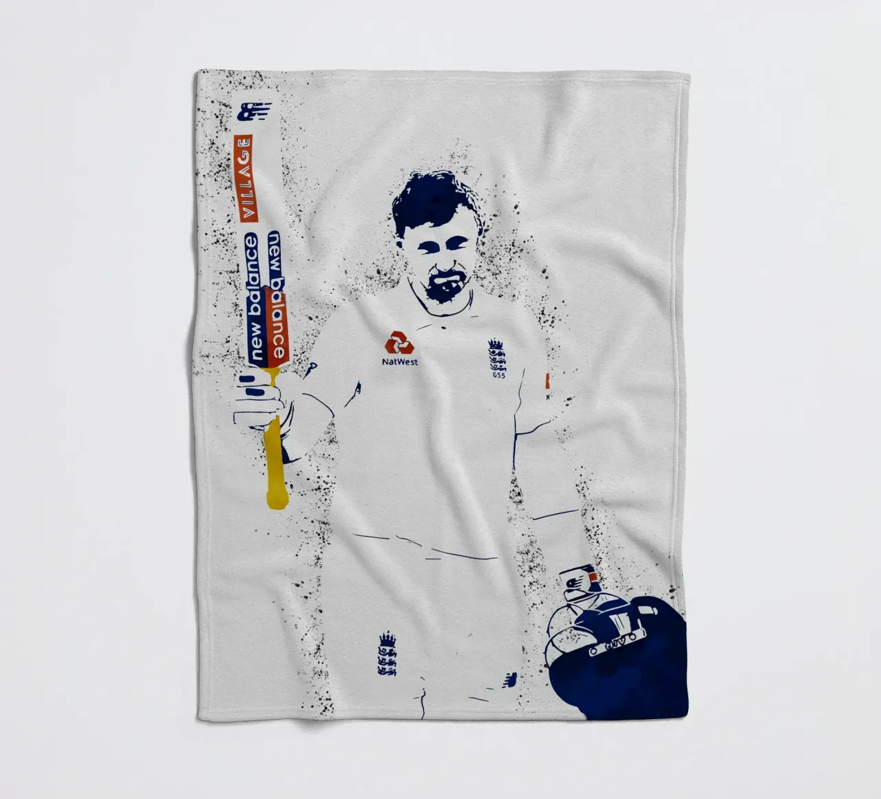 Joe Root coperta in pile da tenten